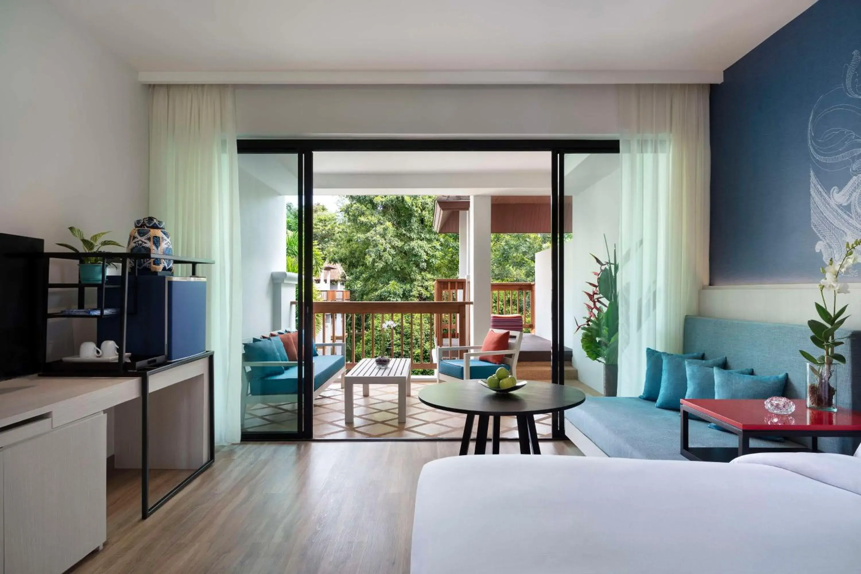 Bedroom, Seating Area in Avani Plus Koh Lanta Krabi Resort