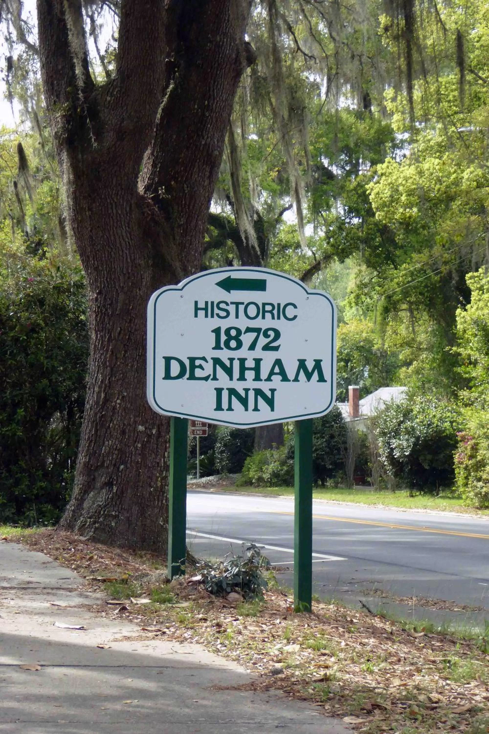 Property logo or sign in 1872 Denham Inn