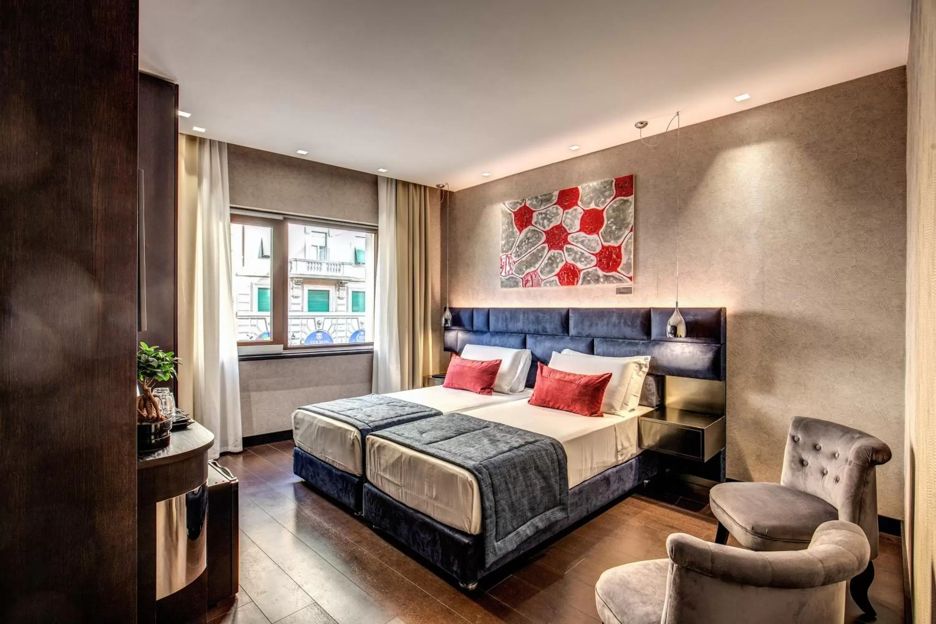Bedroom in Prassede Palace Hotel