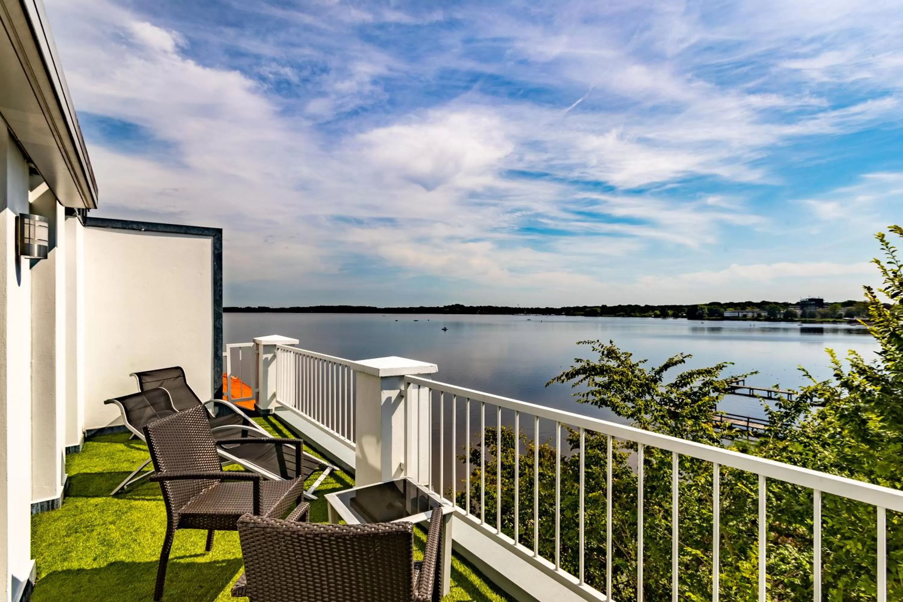 View (from property/room) in Seehotel Fährhaus