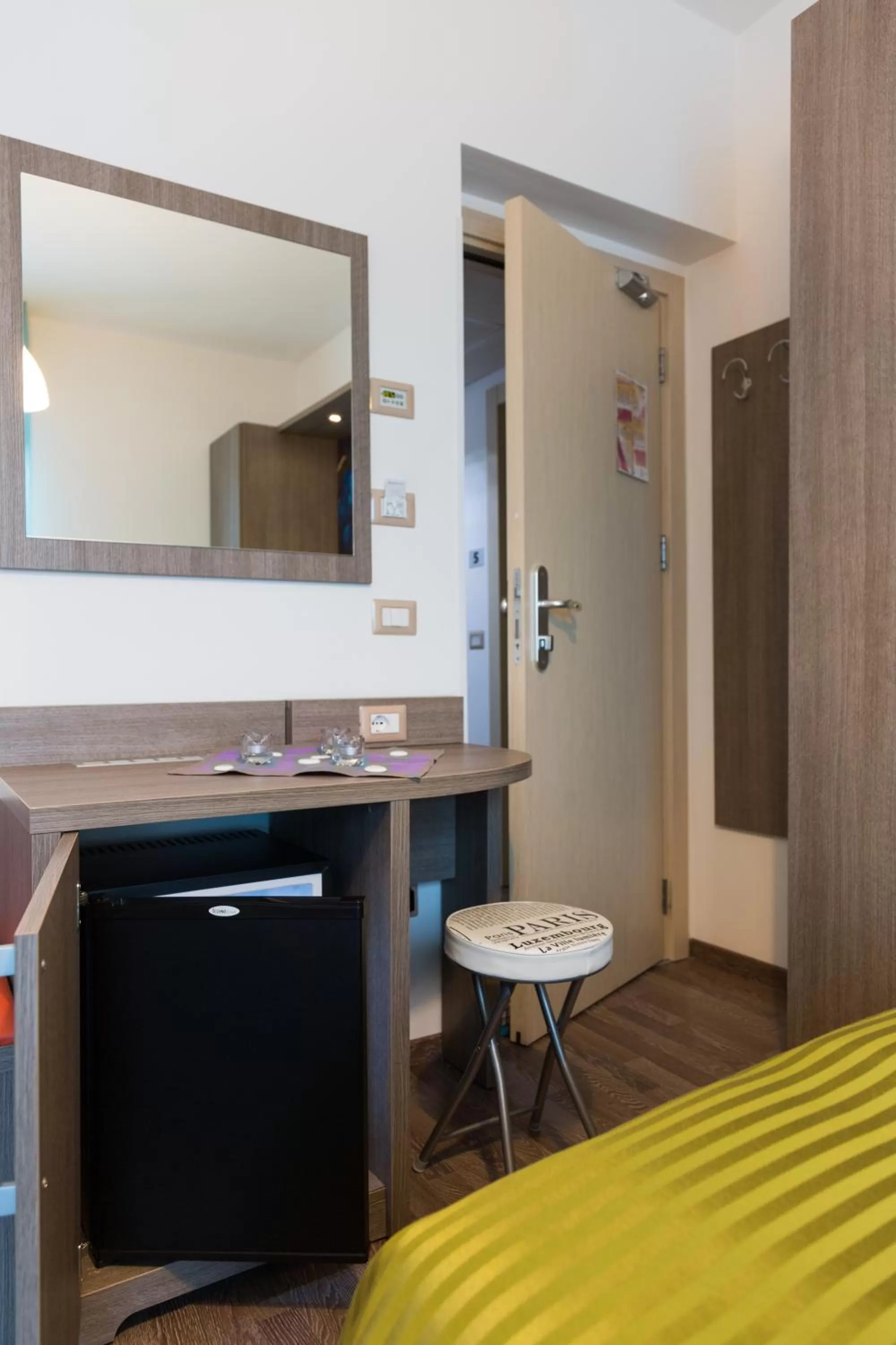 Decorative detail, Bed in Hotel Miramare