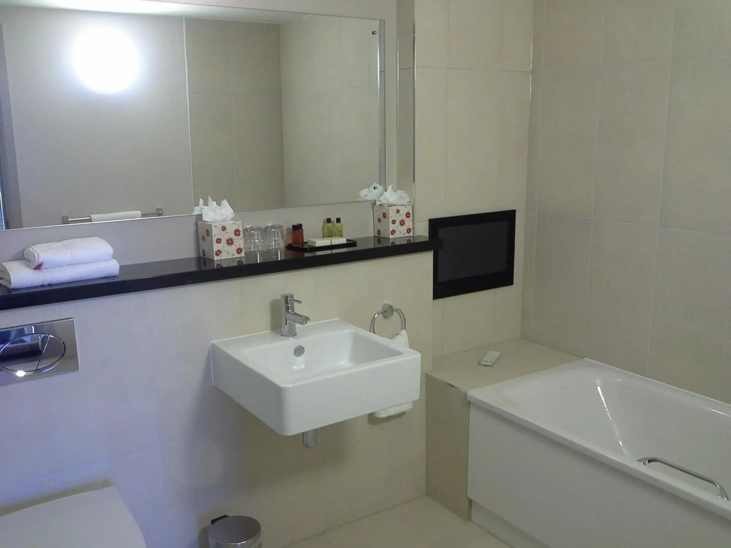 Bathroom in Heston Hyde Hotel