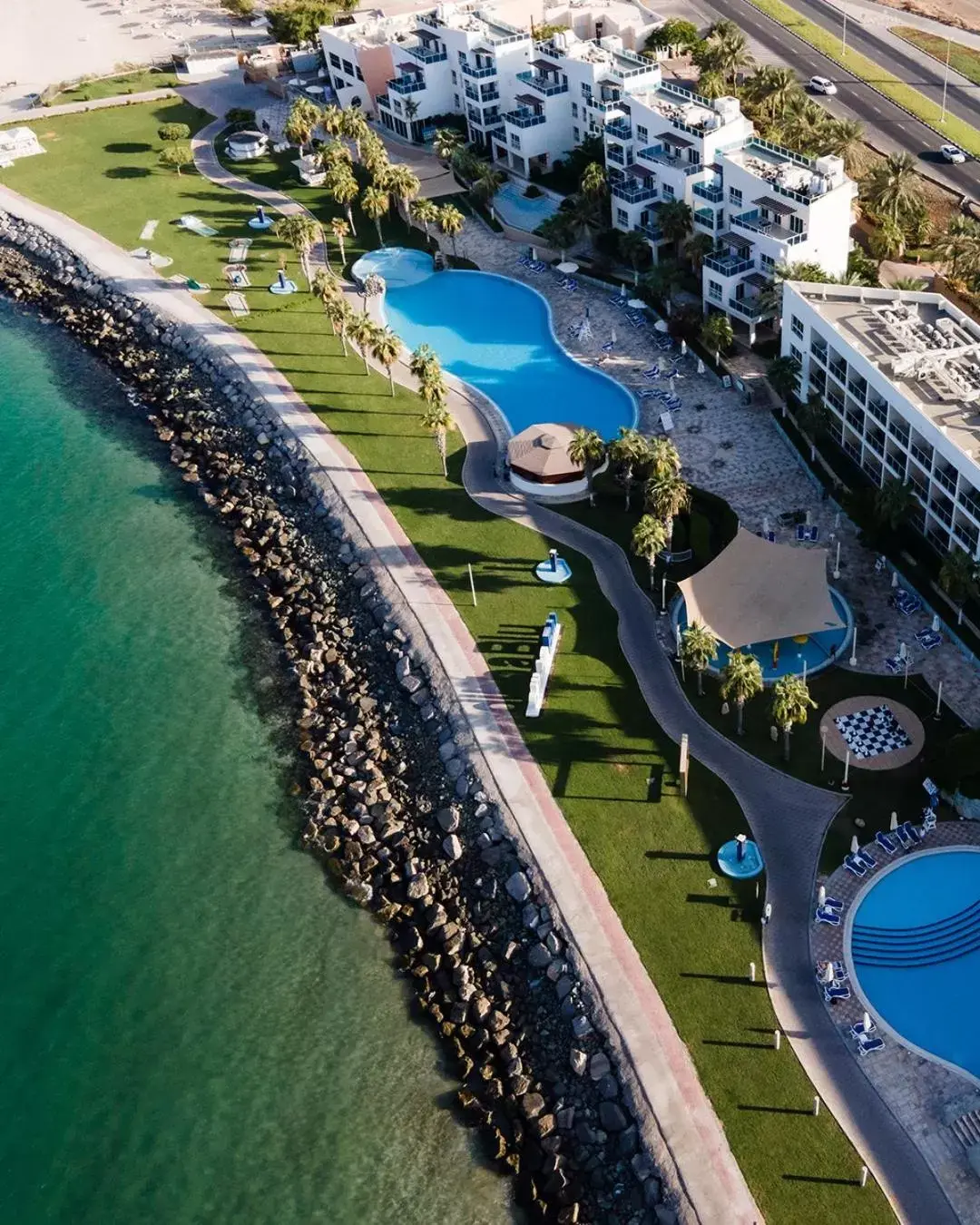 Bird's eye view, Bird's-eye View in Radisson Blu Resort, Fujairah