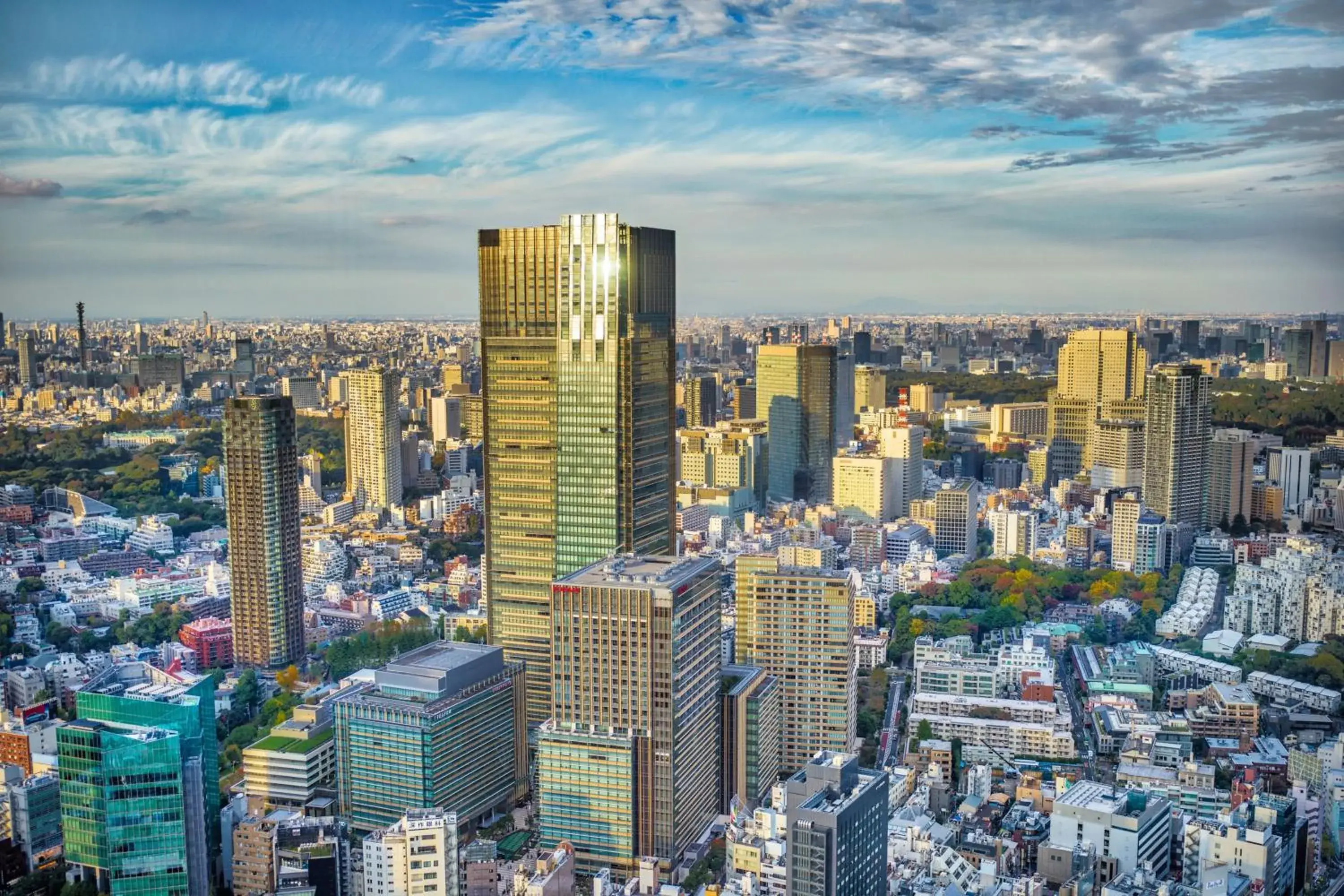 Property building, Bird's-eye View in The Ritz-Carlton Tokyo