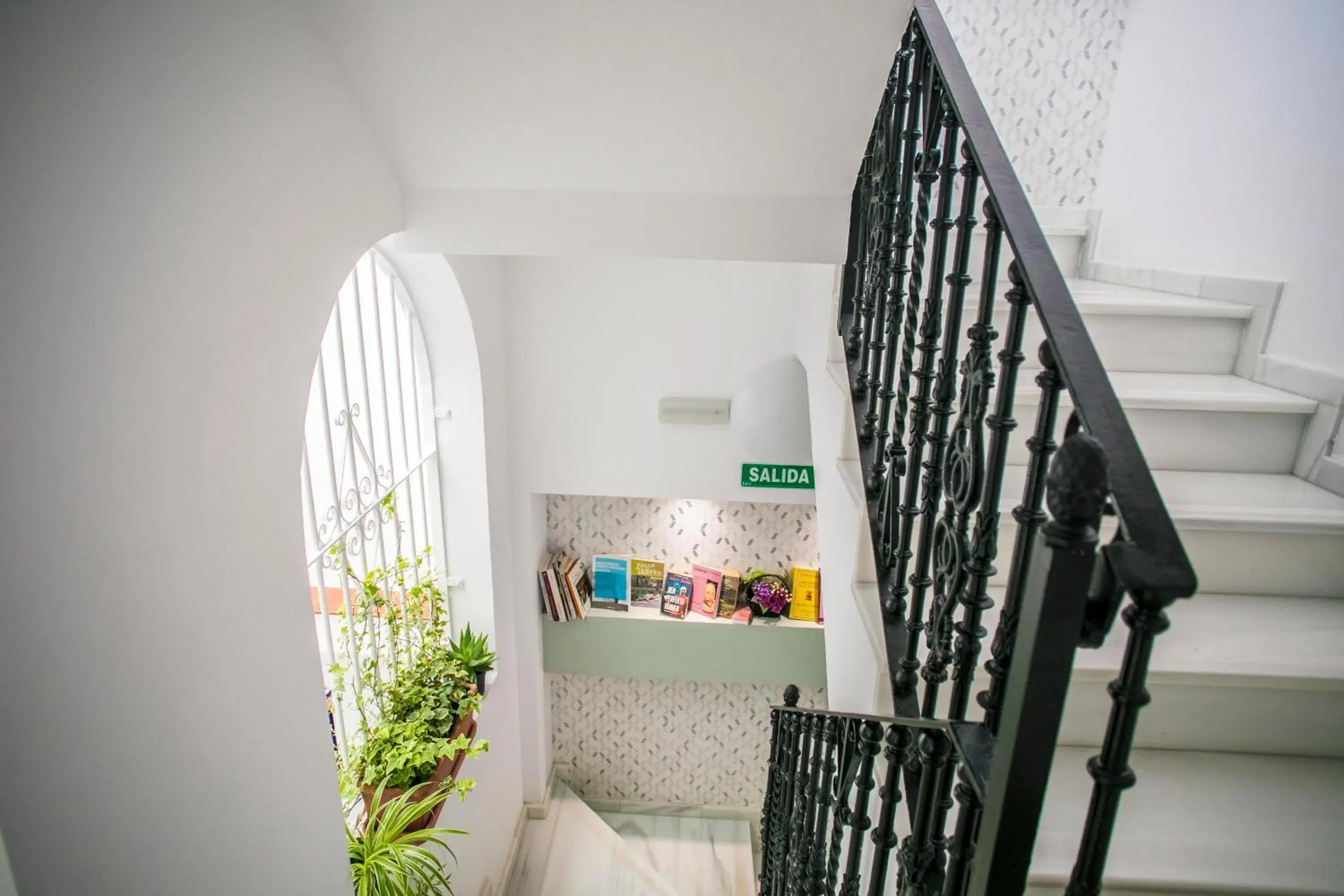 Inner courtyard view in Hostal San Francisco