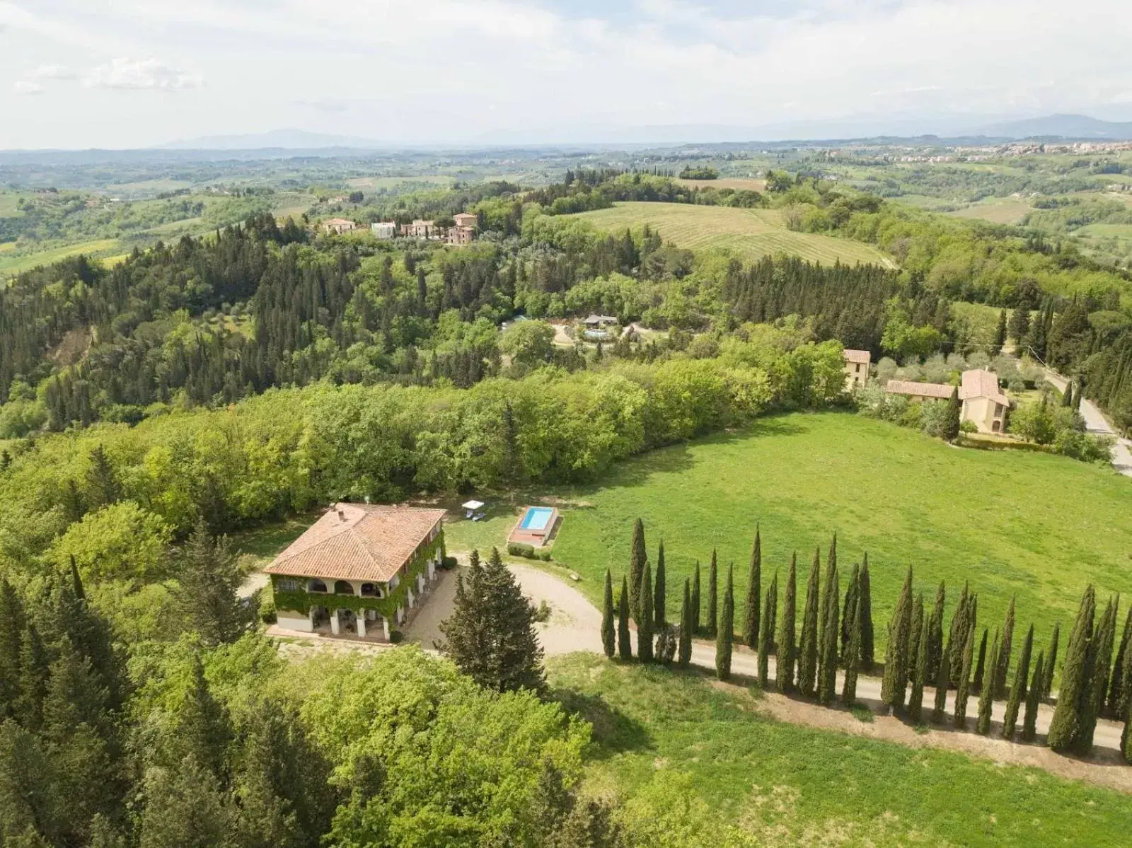 Nearby landmark, Bird's-eye View in Villa Albertina