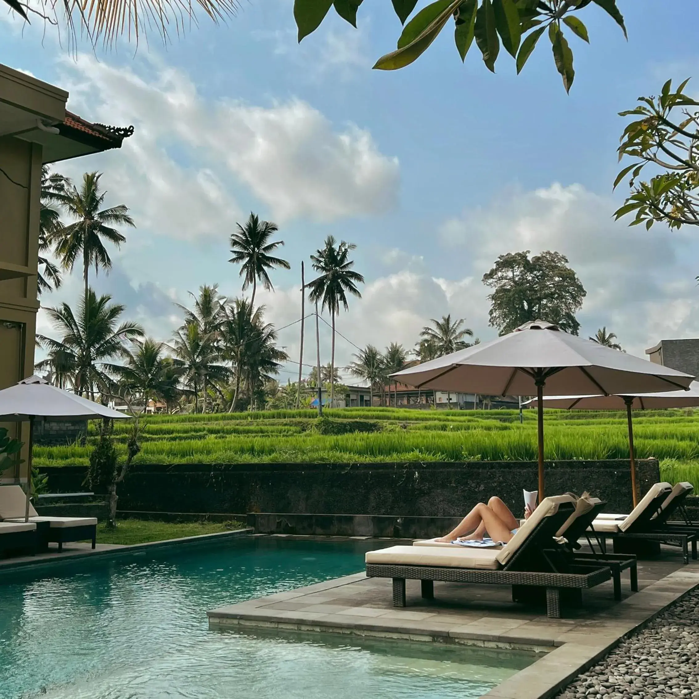 Swimming pool in Kubu Bali Baik Villa & Resort - CHSE Certified