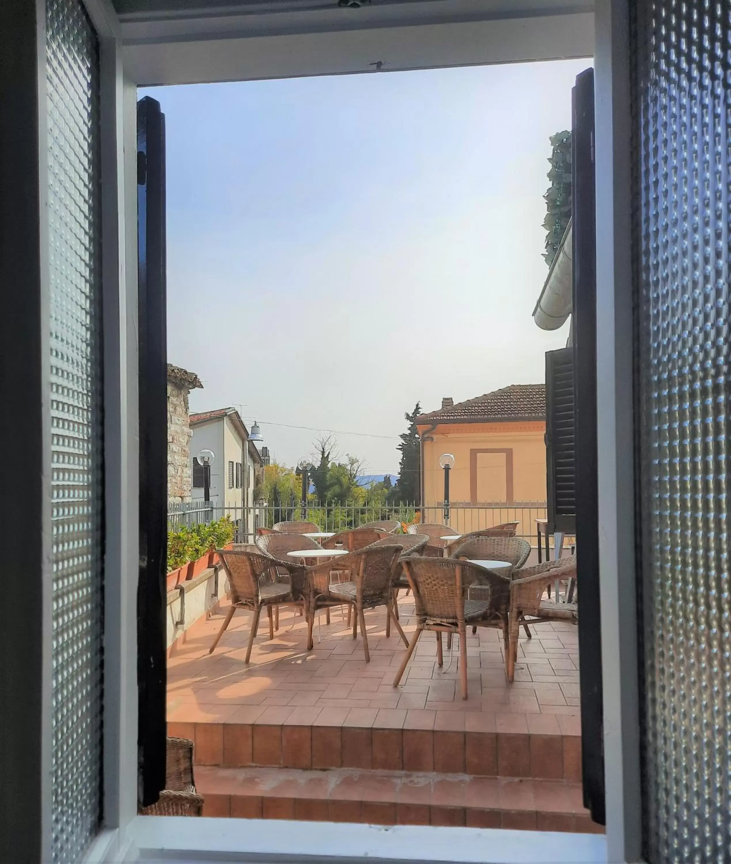 Balcony/Terrace in Hotel San Francesco e il lupo