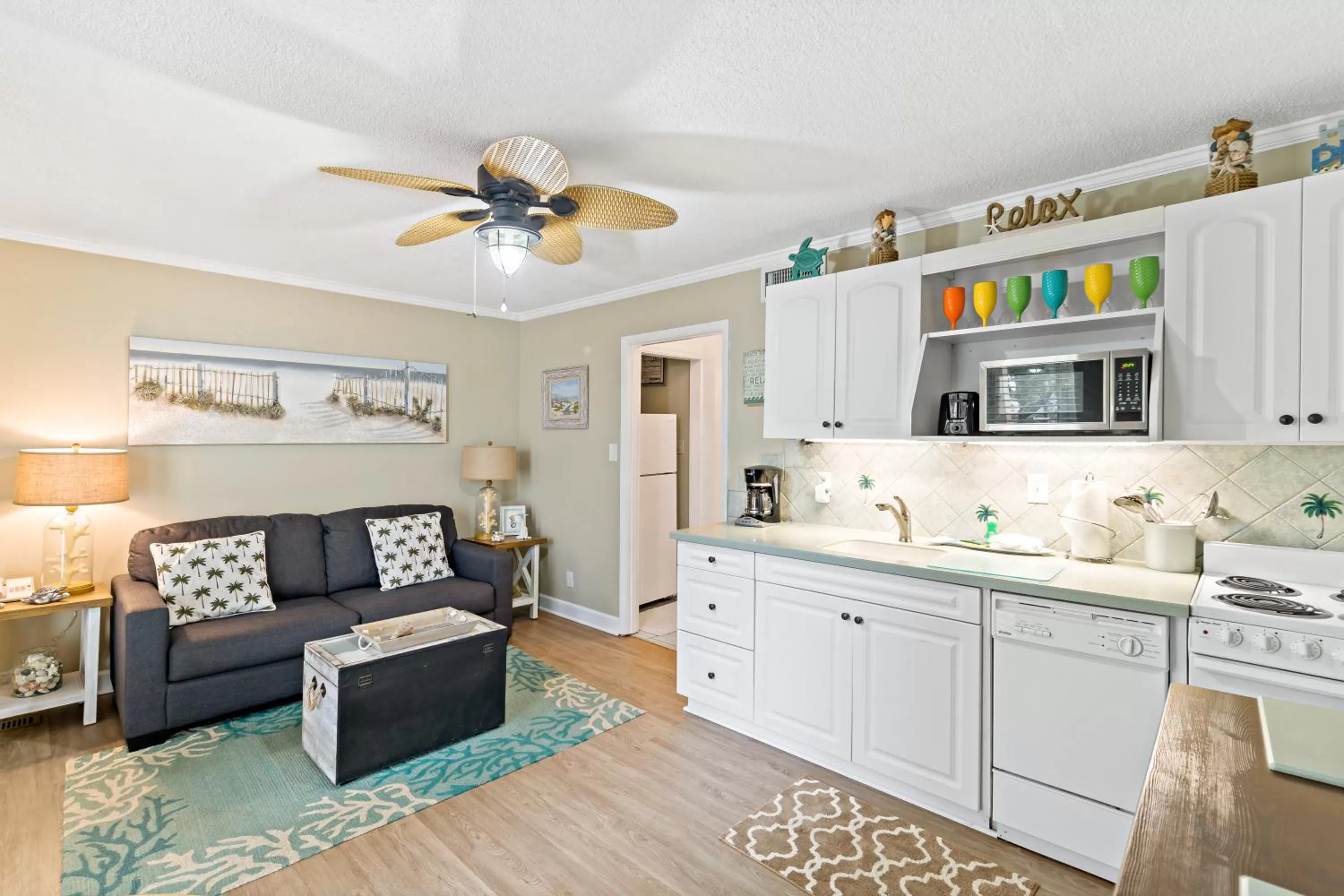 Kitchen or kitchenette in Villas by the Sea Resort & Conference Center