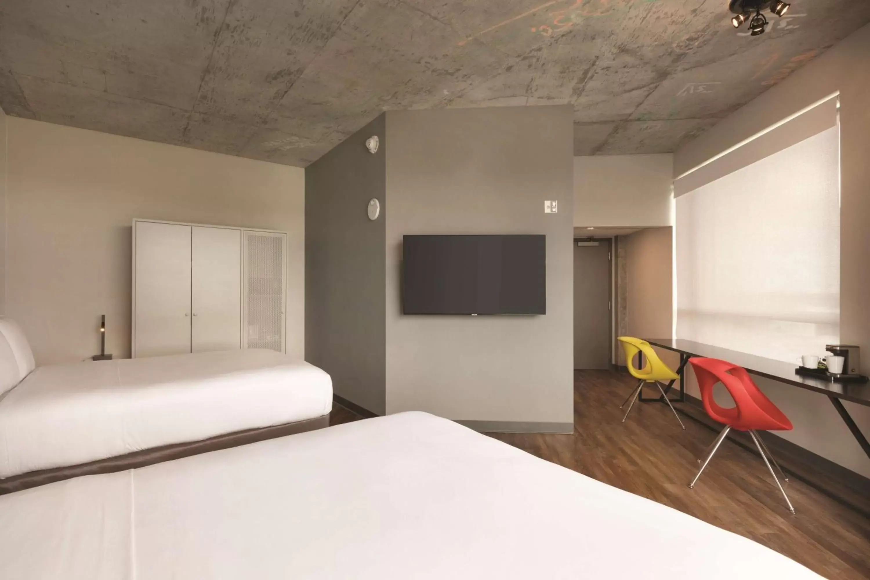 Corner Queen Room with Two Queen Beds - Non-Smoking in Radisson RED Miami Airport Corner Queen Room with Two Queen Beds - Non-Smoking in Radisson RED Miami Airport