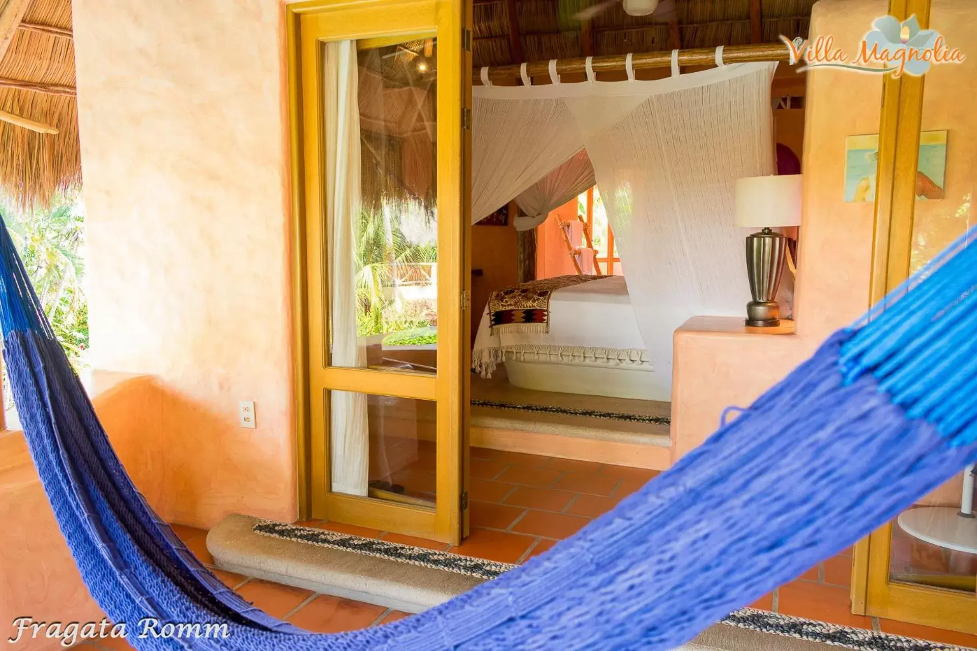 Balcony/Terrace, Bed in Casa Villa Magnolia B&B