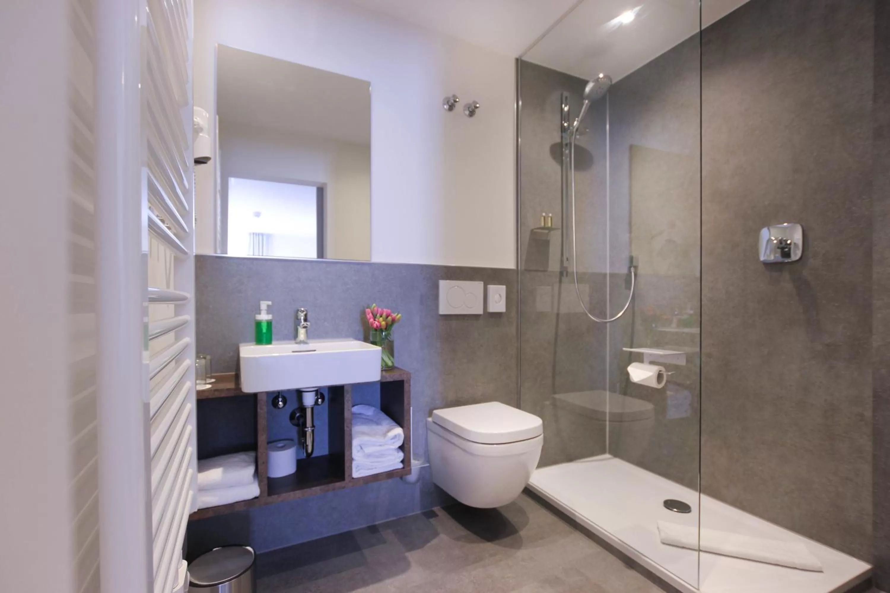 Bathroom in City Hotel Würzburg