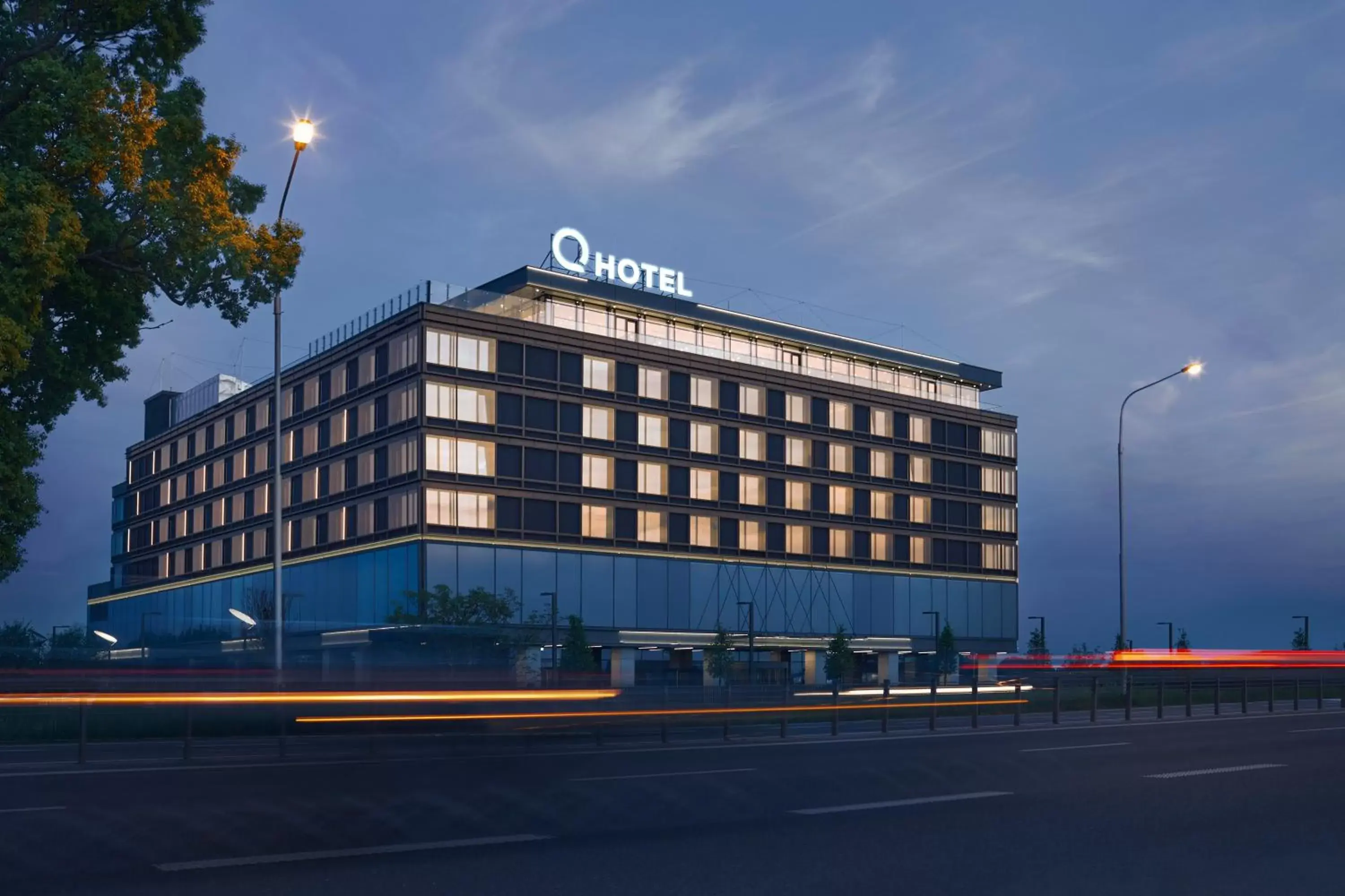 Property Building in Q Hotel Plus Wrocław Bielany