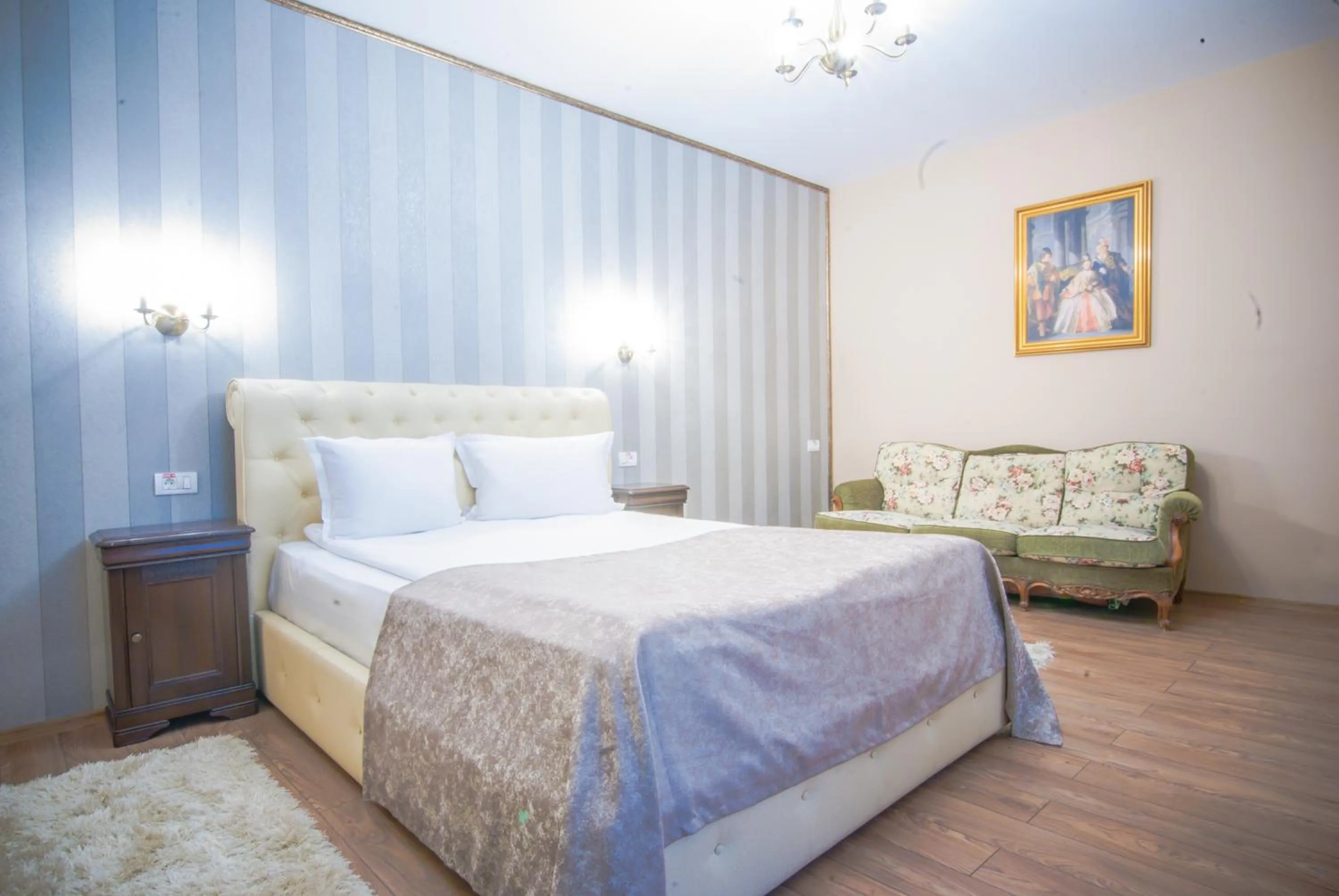 Bedroom, Bed in Safrano Palace