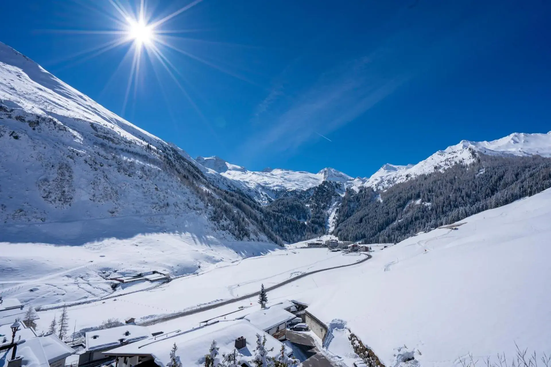 Natural landscape, Winter in Alpenbad Hotel Hohenhaus