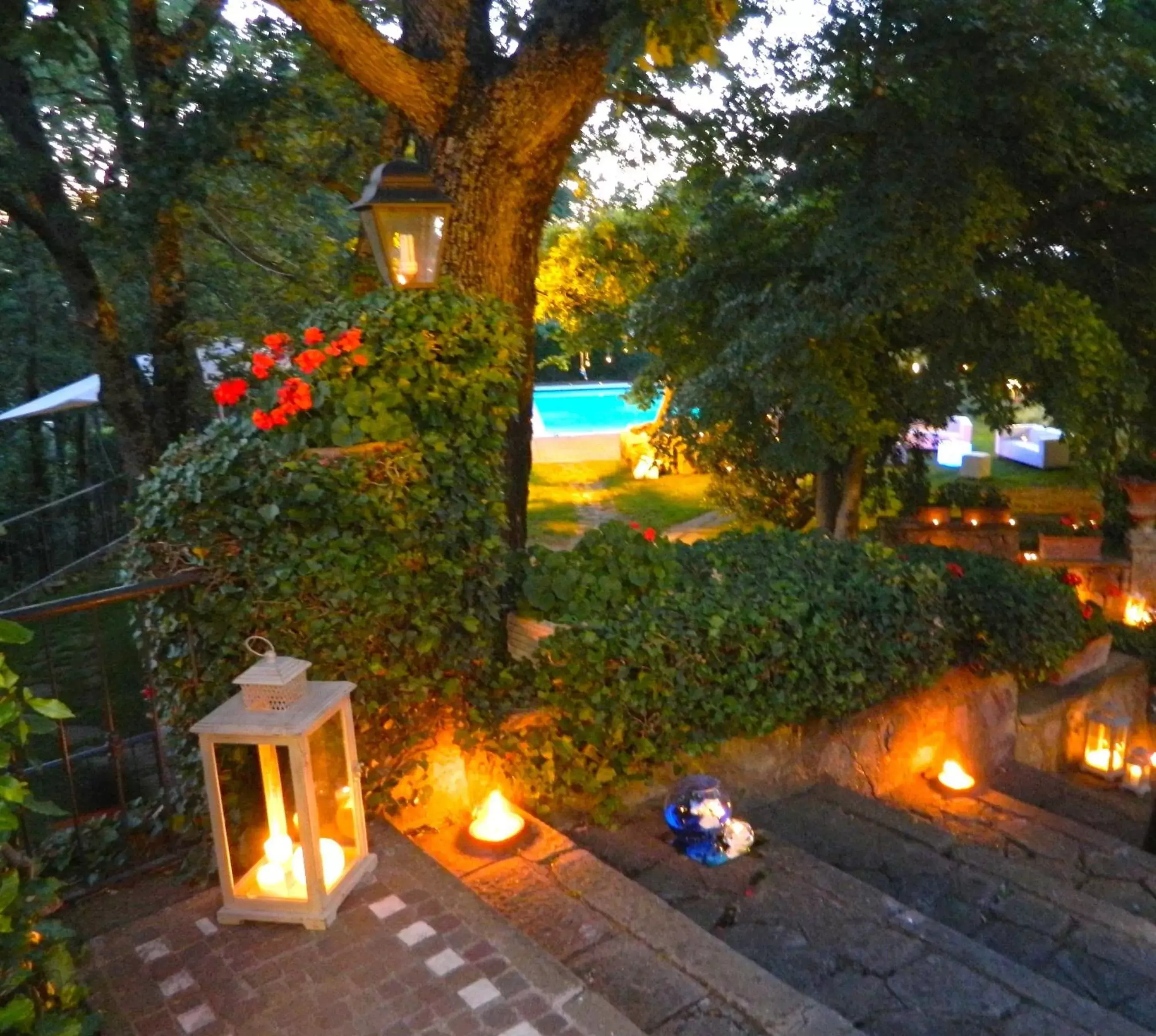 Facade/entrance, Pool View in Villa Pocci