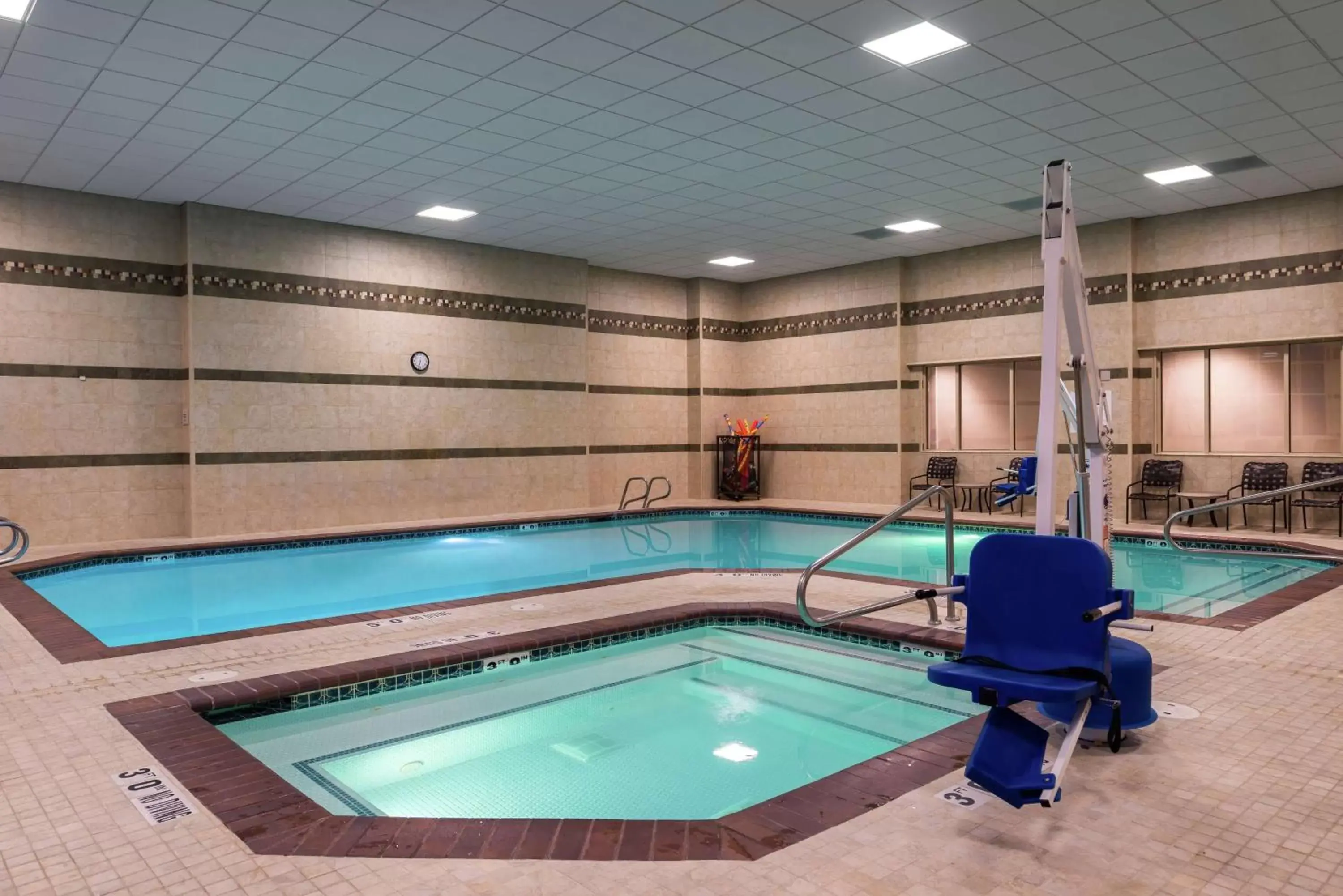 Pool view in Hilton Garden Inn Salt Lake City Downtown Pool view in Hilton Garden Inn Salt Lake City Downtown