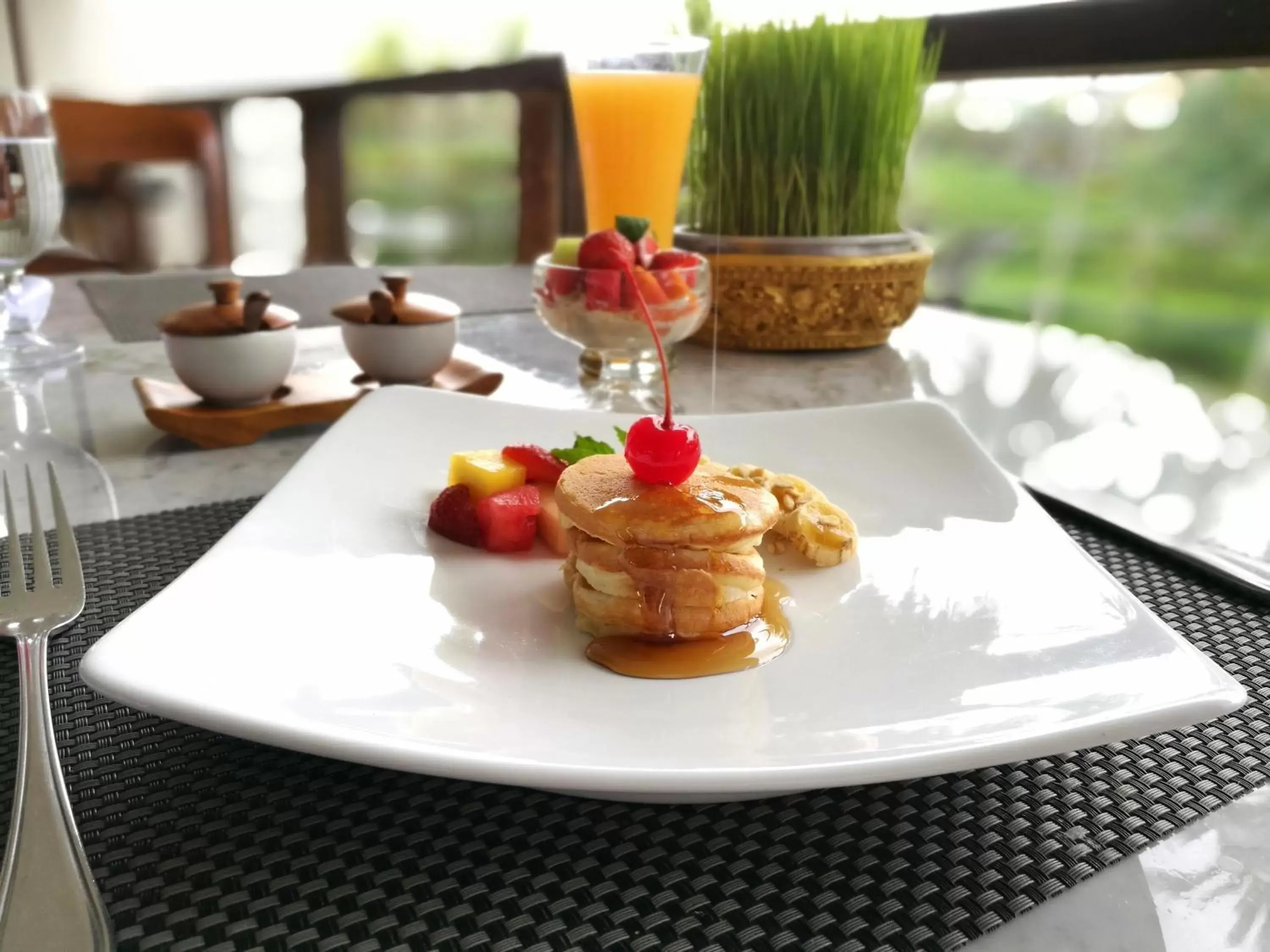 Buffet breakfast in Kamandalu Ubud - CHSE Certified