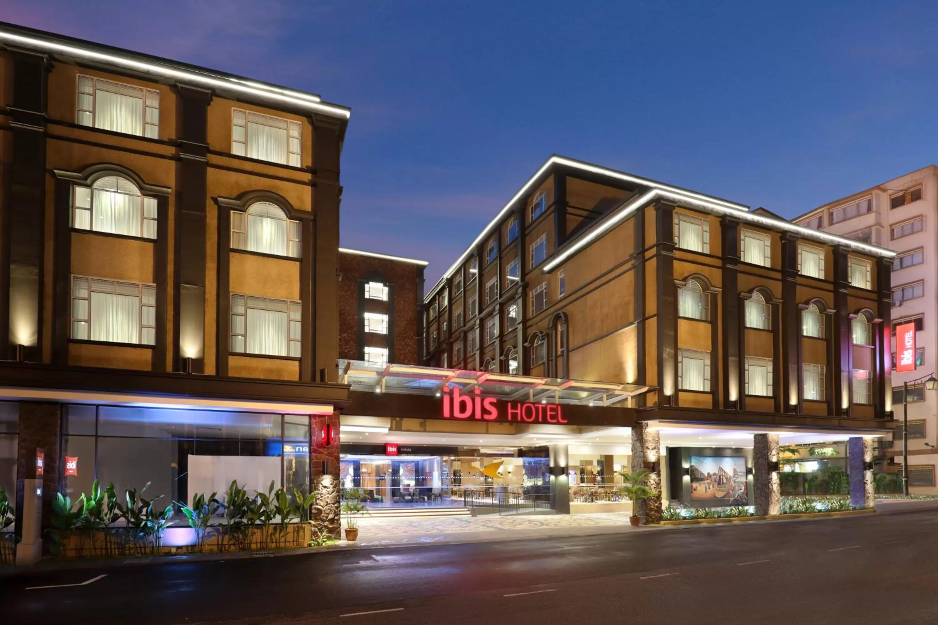 Facade/entrance in Ibis Melaka