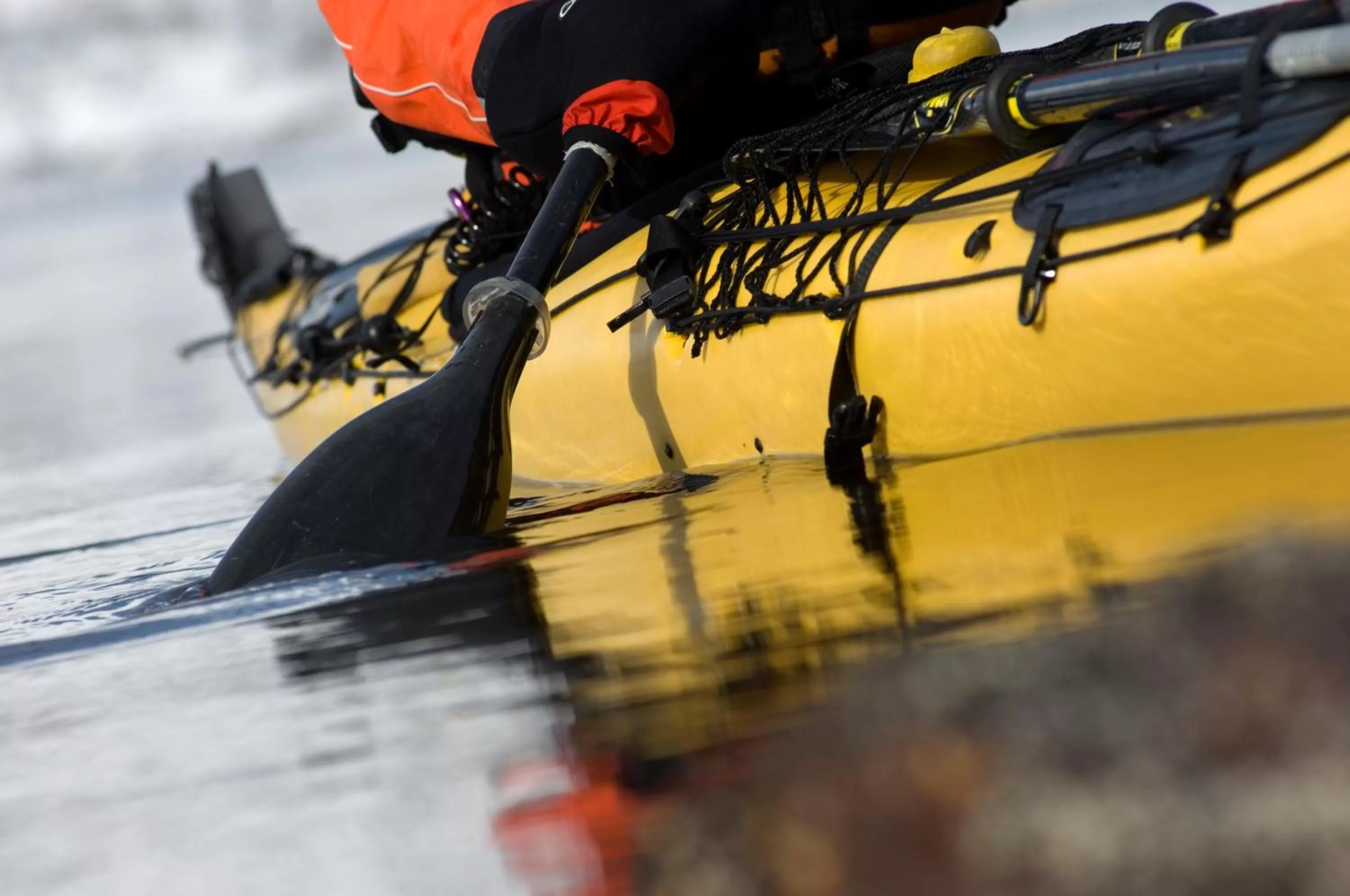 Canoeing in Anker Brygge