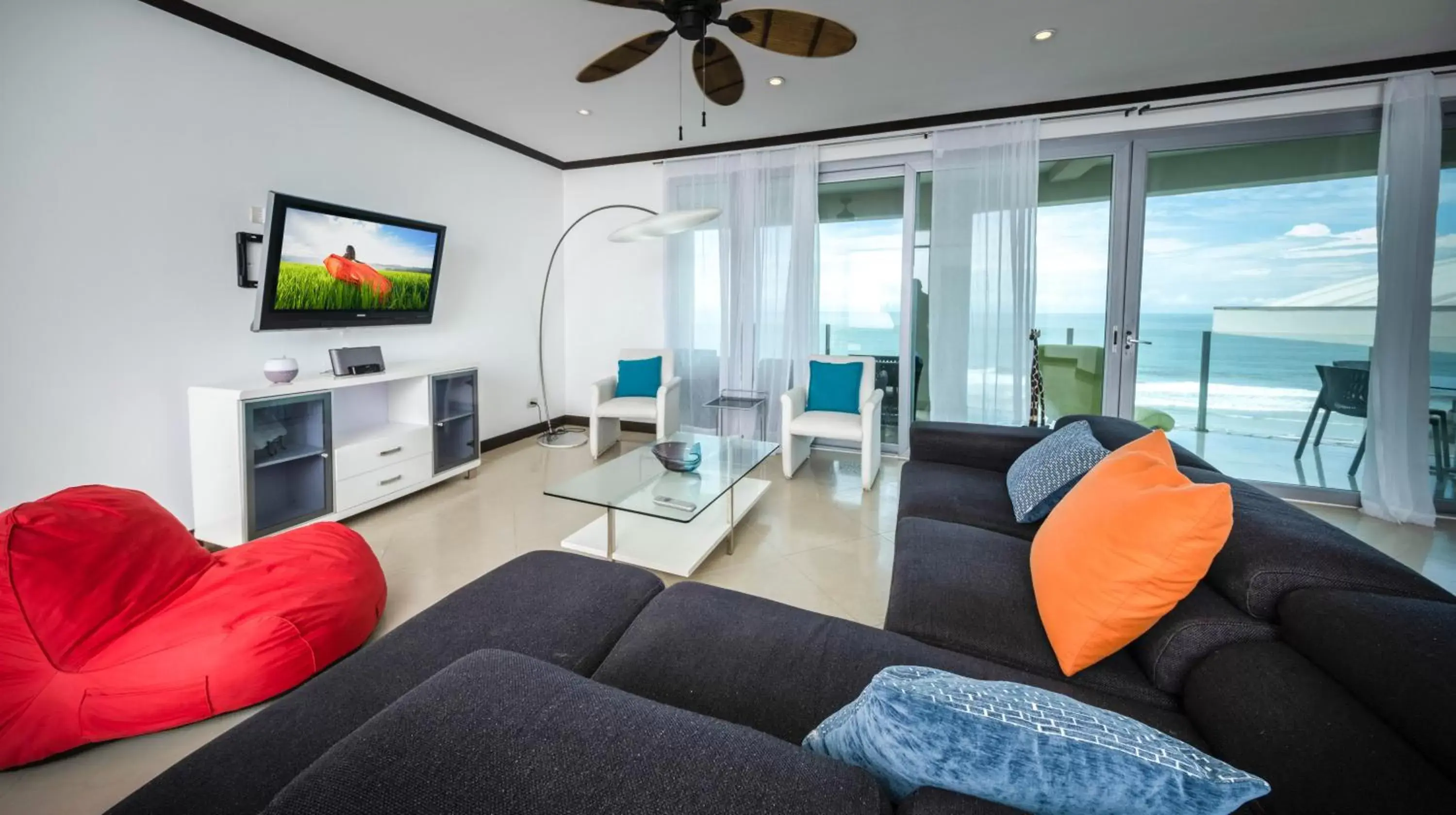 Seating Area in Best in Jaco Condos at Diamante del Sol