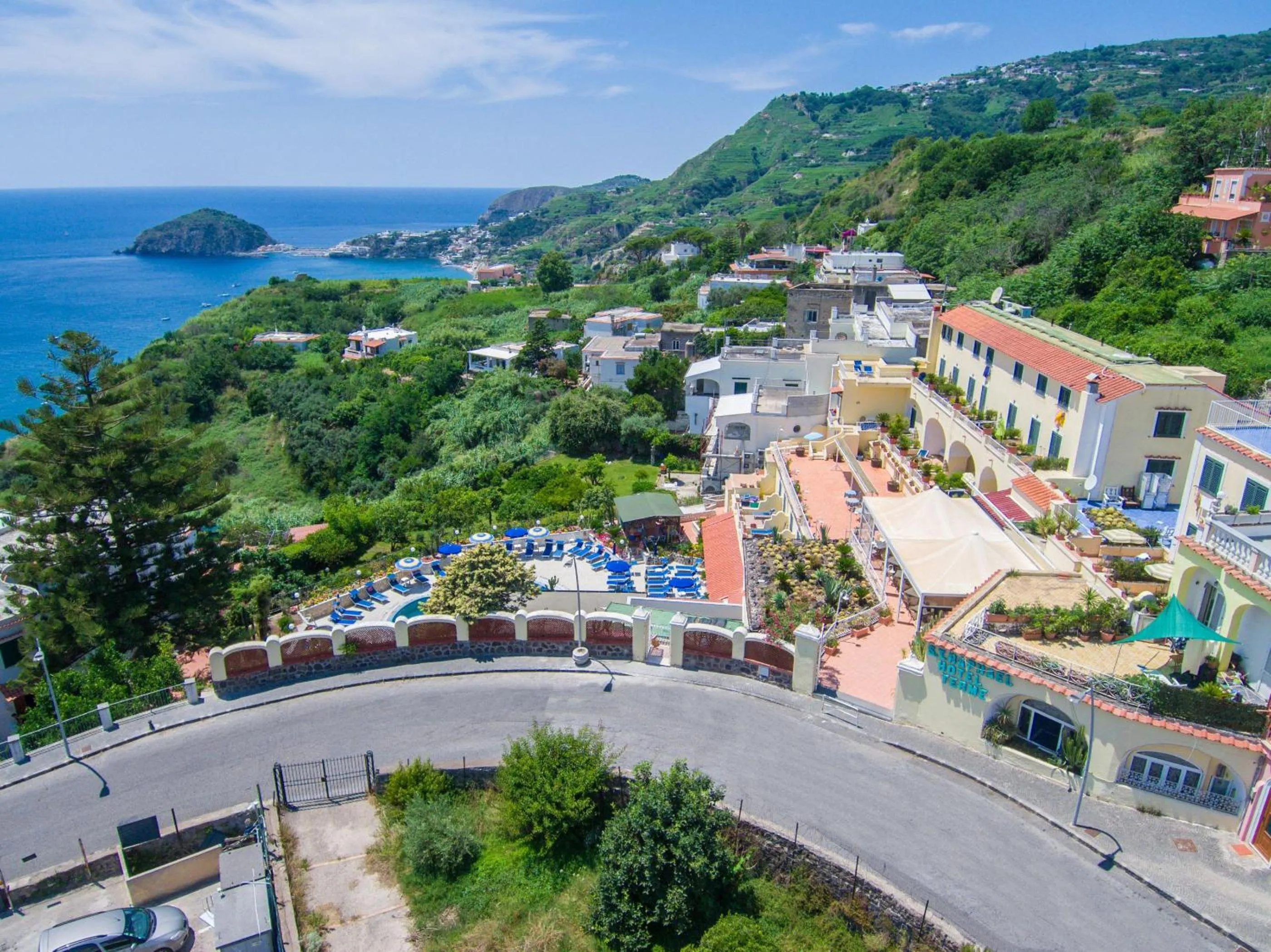 Bird's eye view in Hotel Terme Saint Raphael