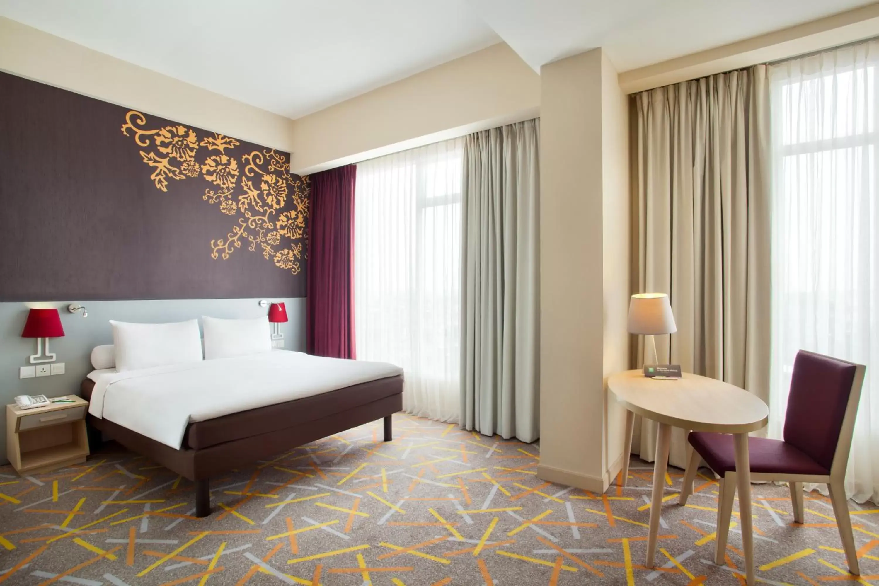 Bedroom, Bed in Ibis Styles Malang