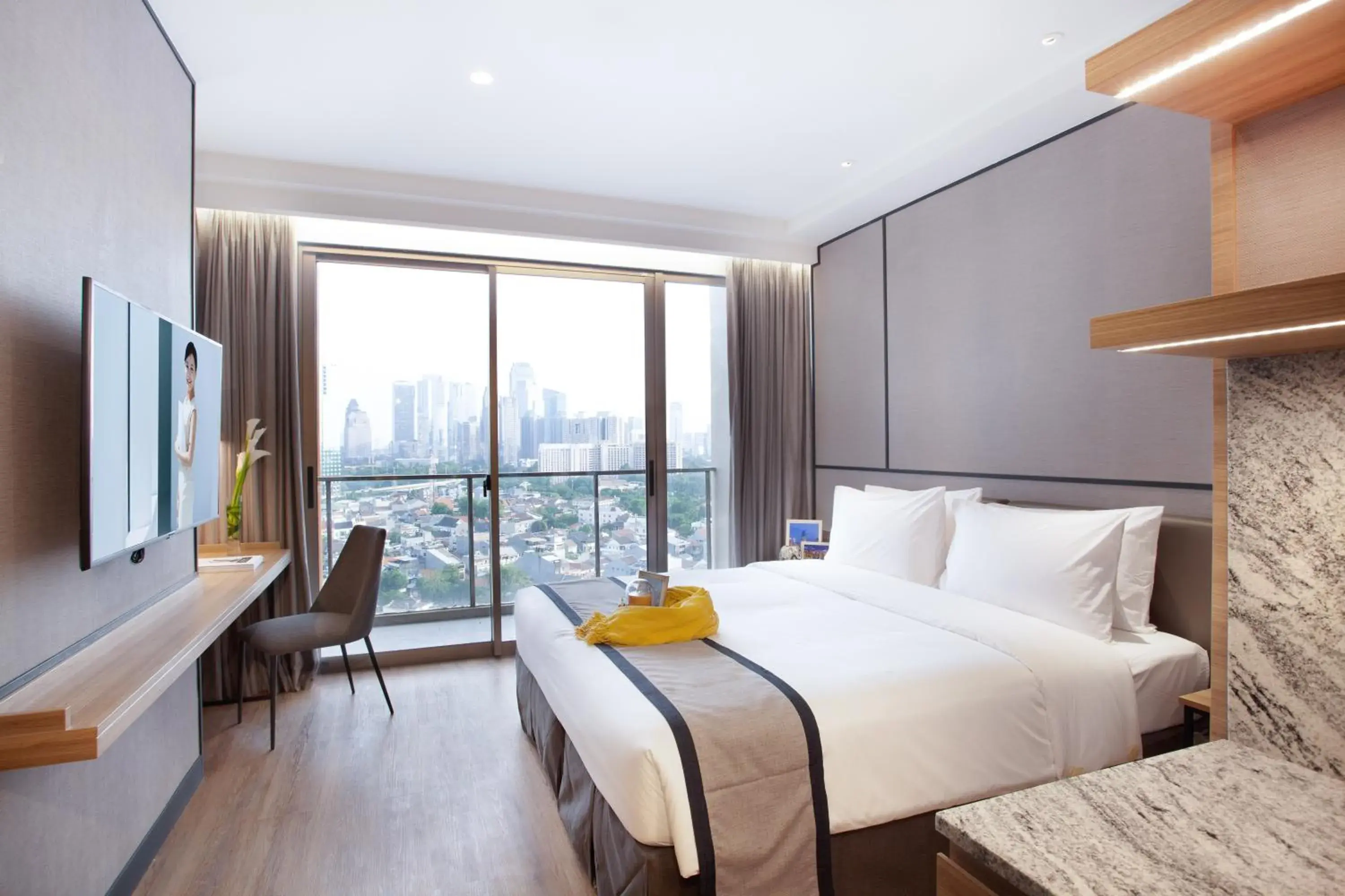 Bed in Somerset Sudirman Jakarta