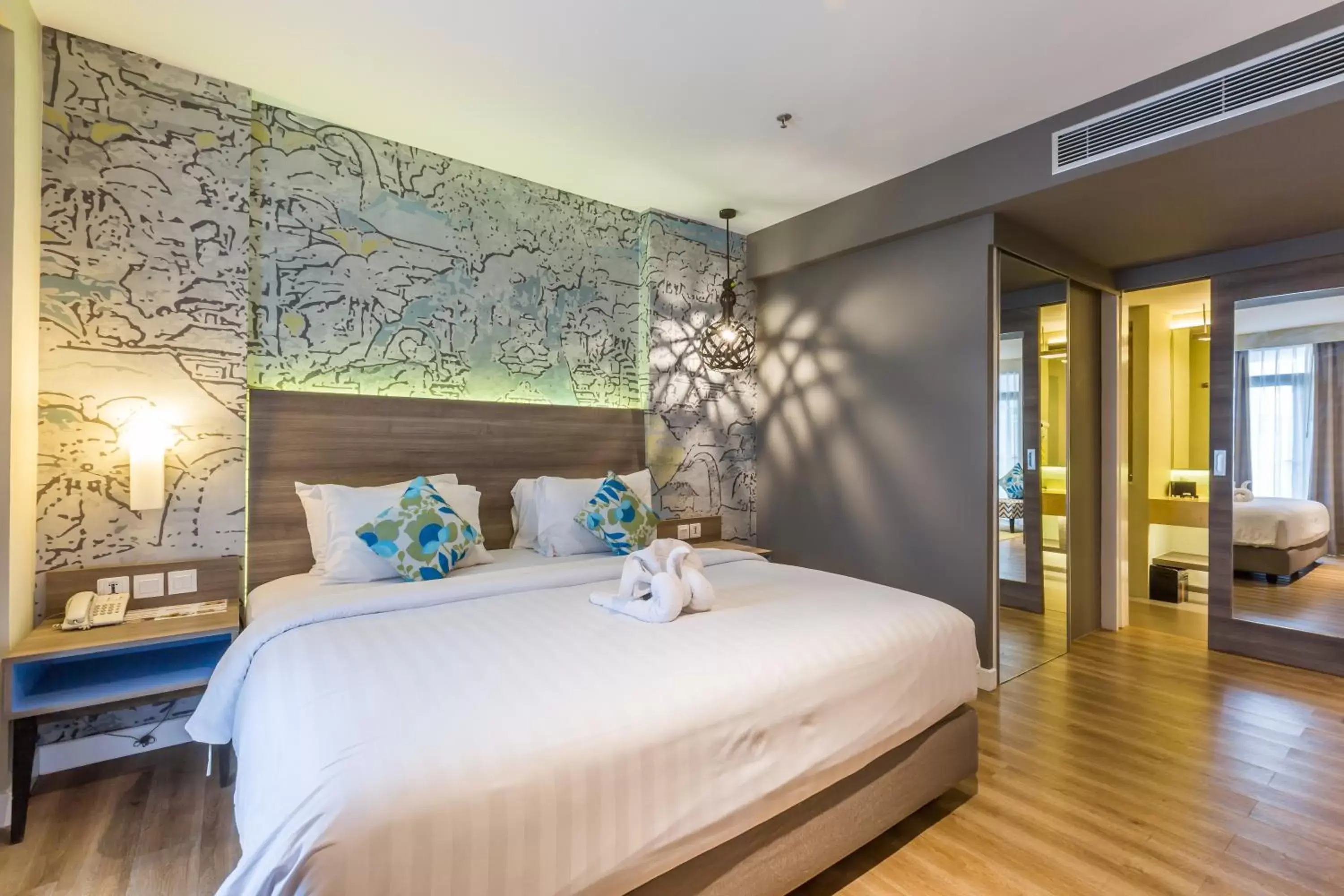 Bed in Wyndham Garden Kuta Beach Bali