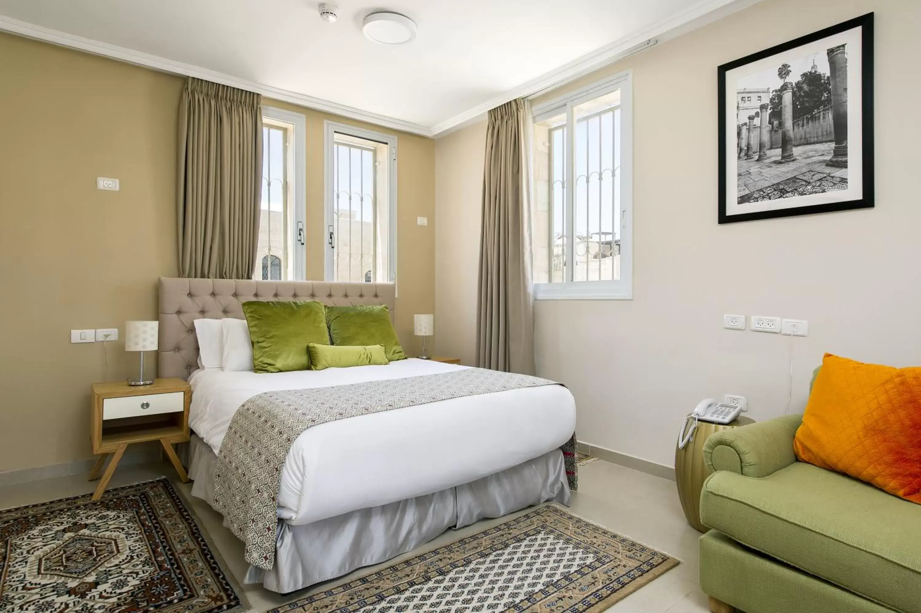 Bedroom, Bed in The Sephardic House Hotel in The Jewish Quarter