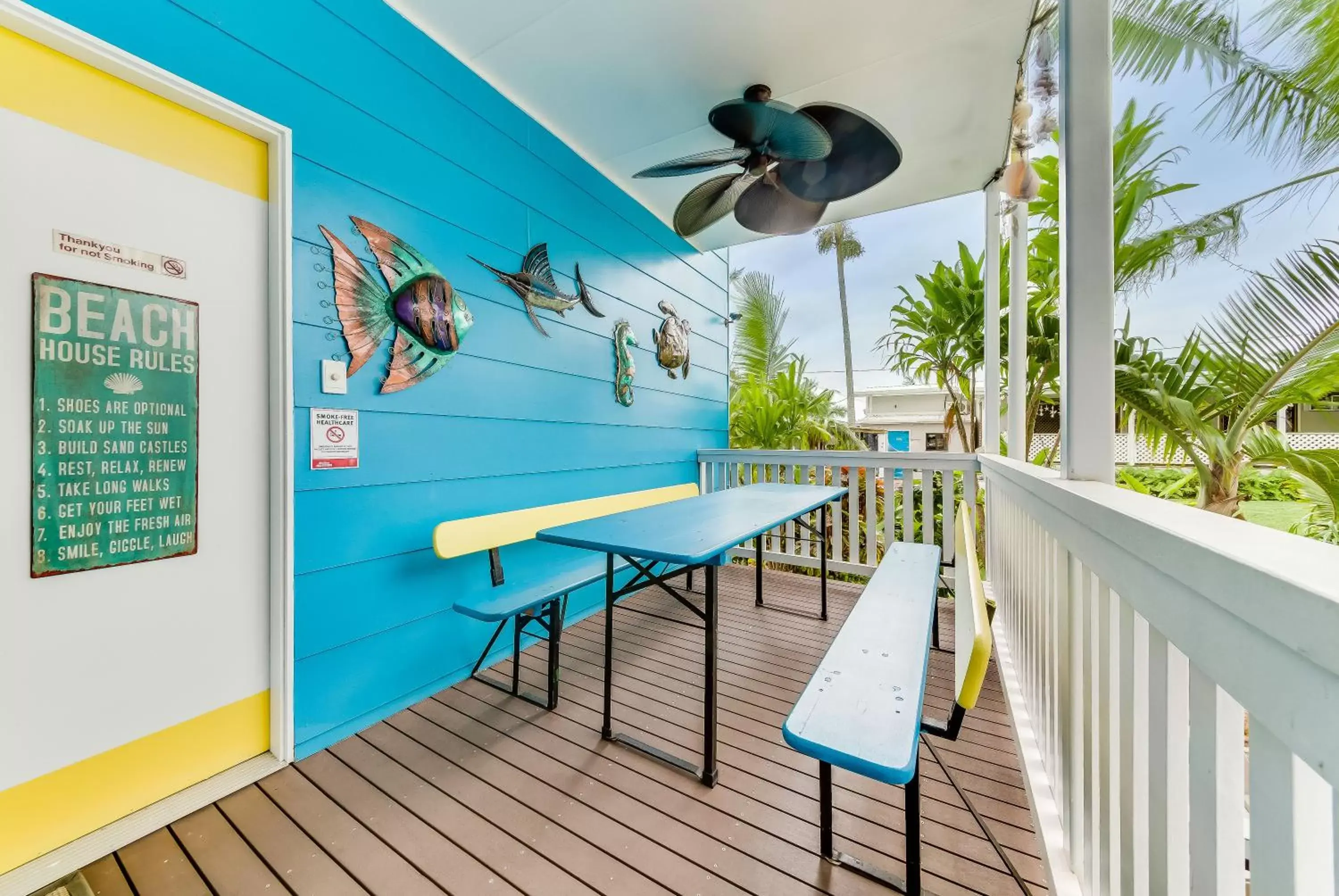 Balcony/Terrace, Swimming Pool in Coral Inn Boutique Resort