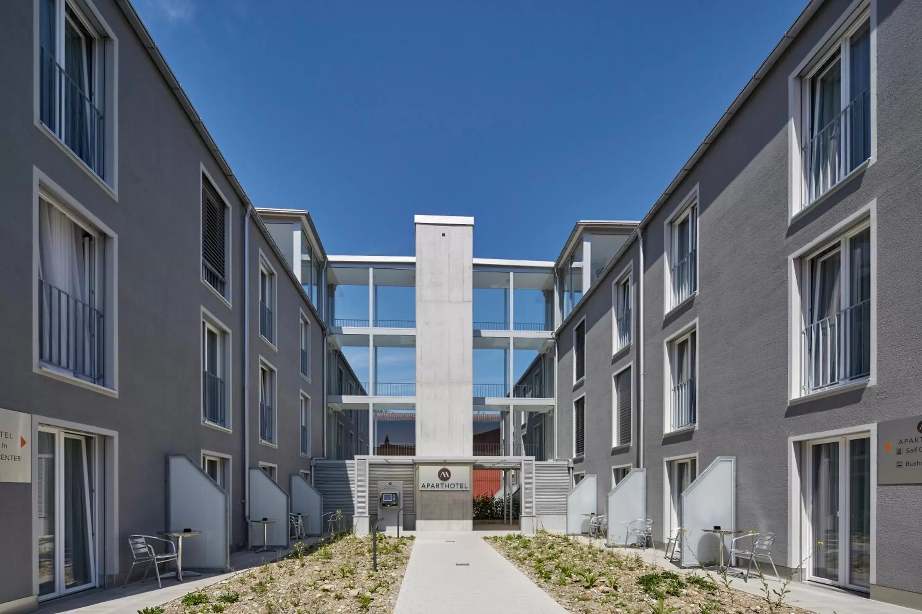 Facade/entrance, Property Building in Aparthotel Baden