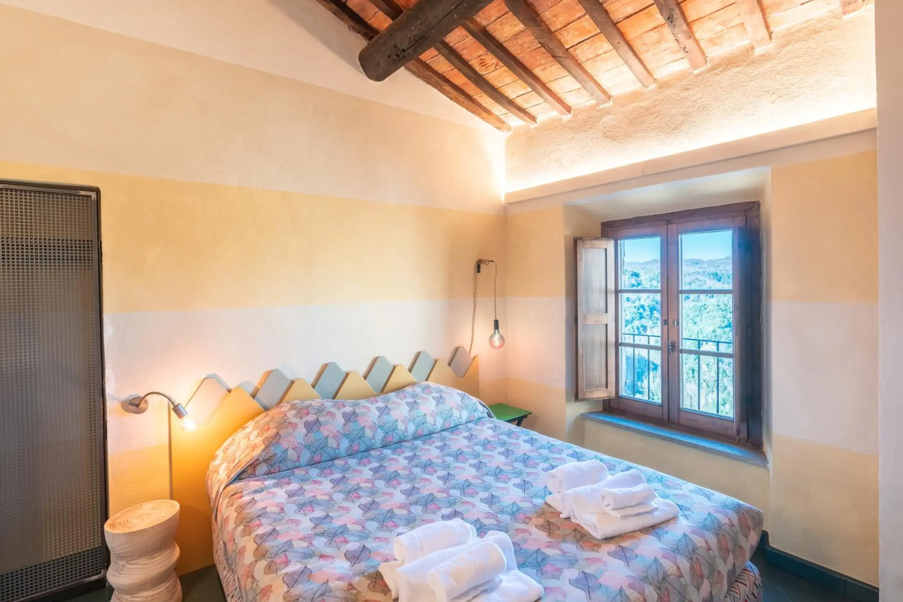 Bed in Hotel Della Fortezza