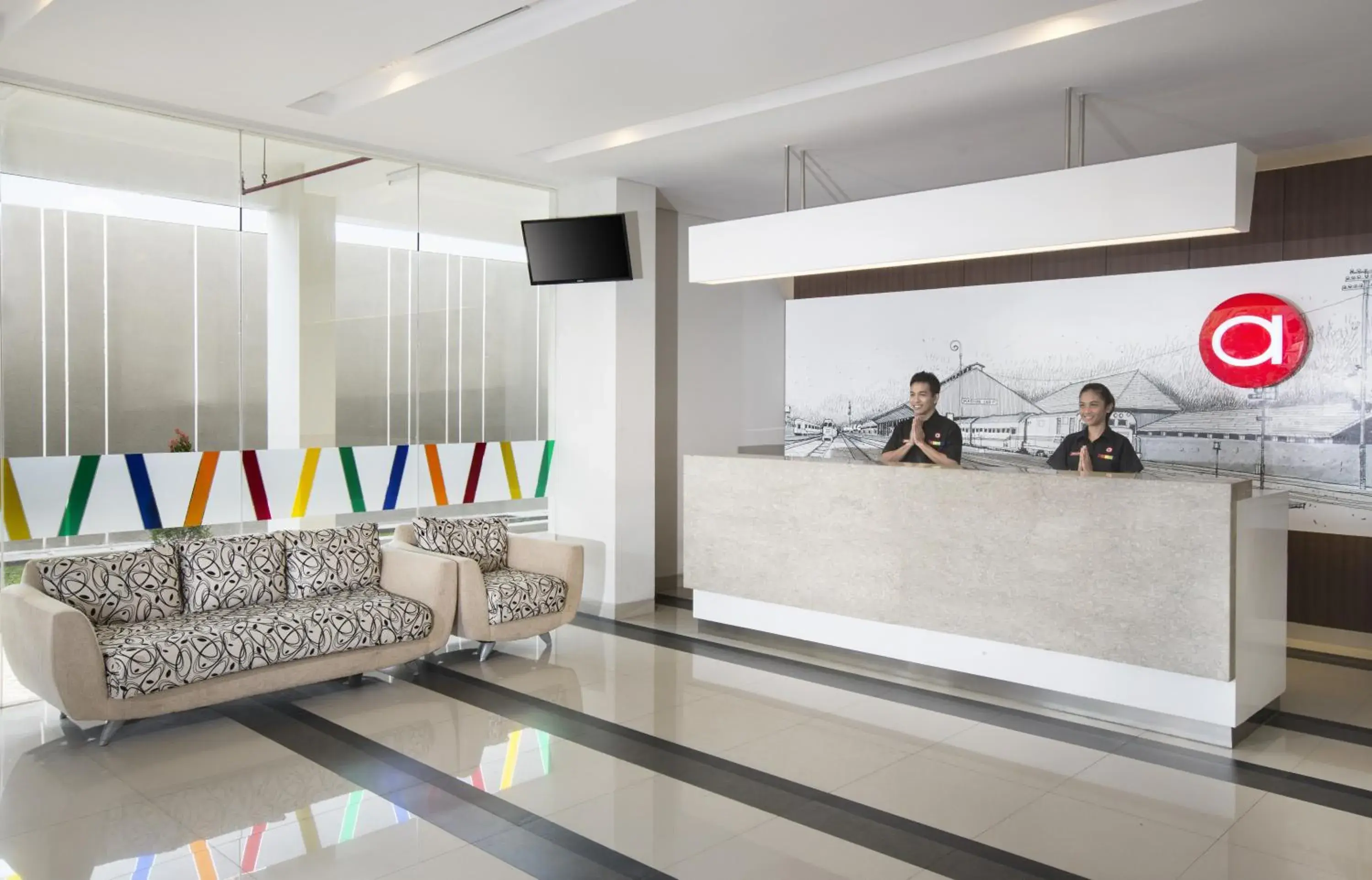 Lobby or reception in Amaris Hotel Madiun Lobby or reception in Amaris Hotel Madiun