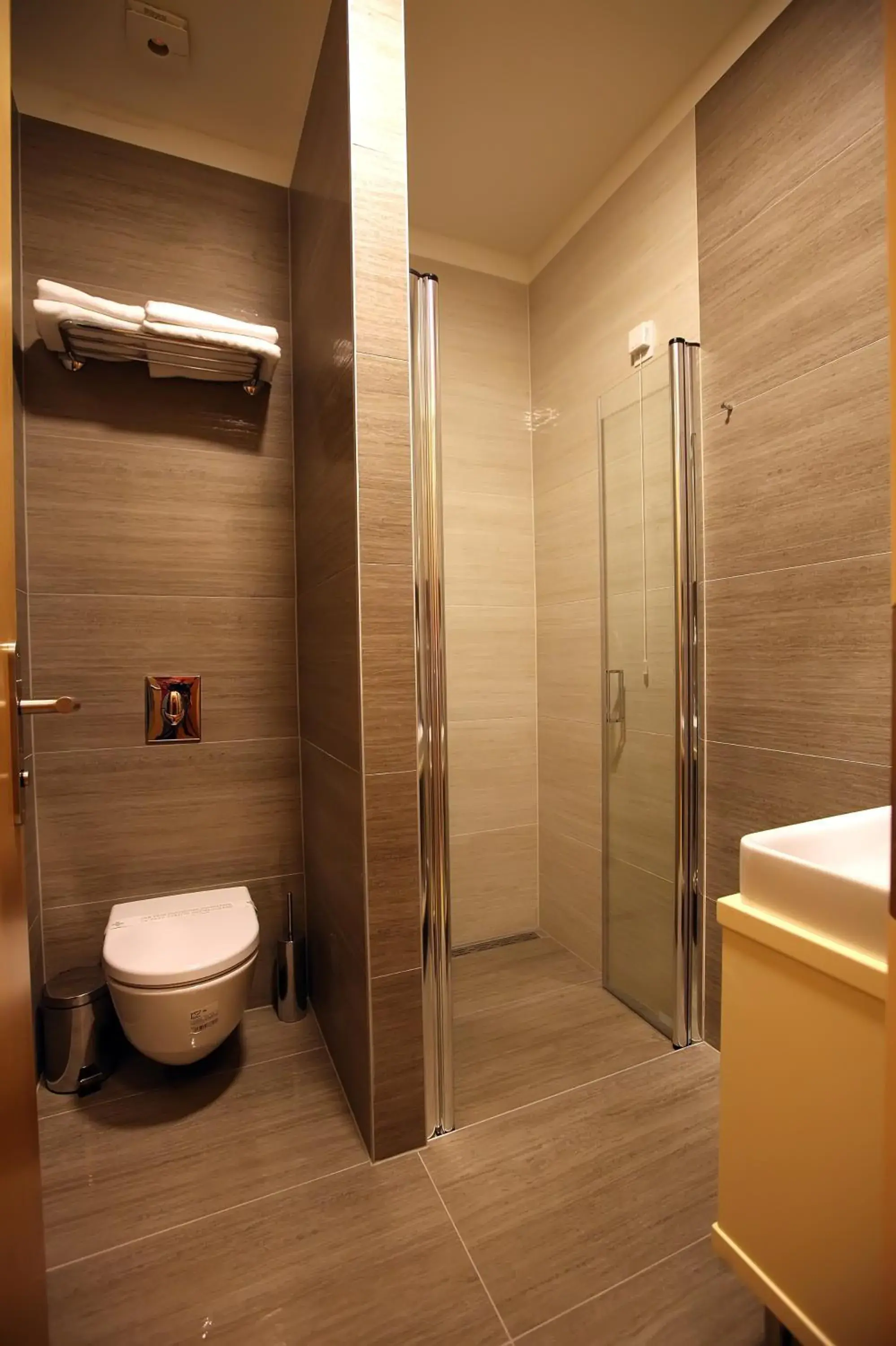 Shower, Bathroom in Hotel Gallus