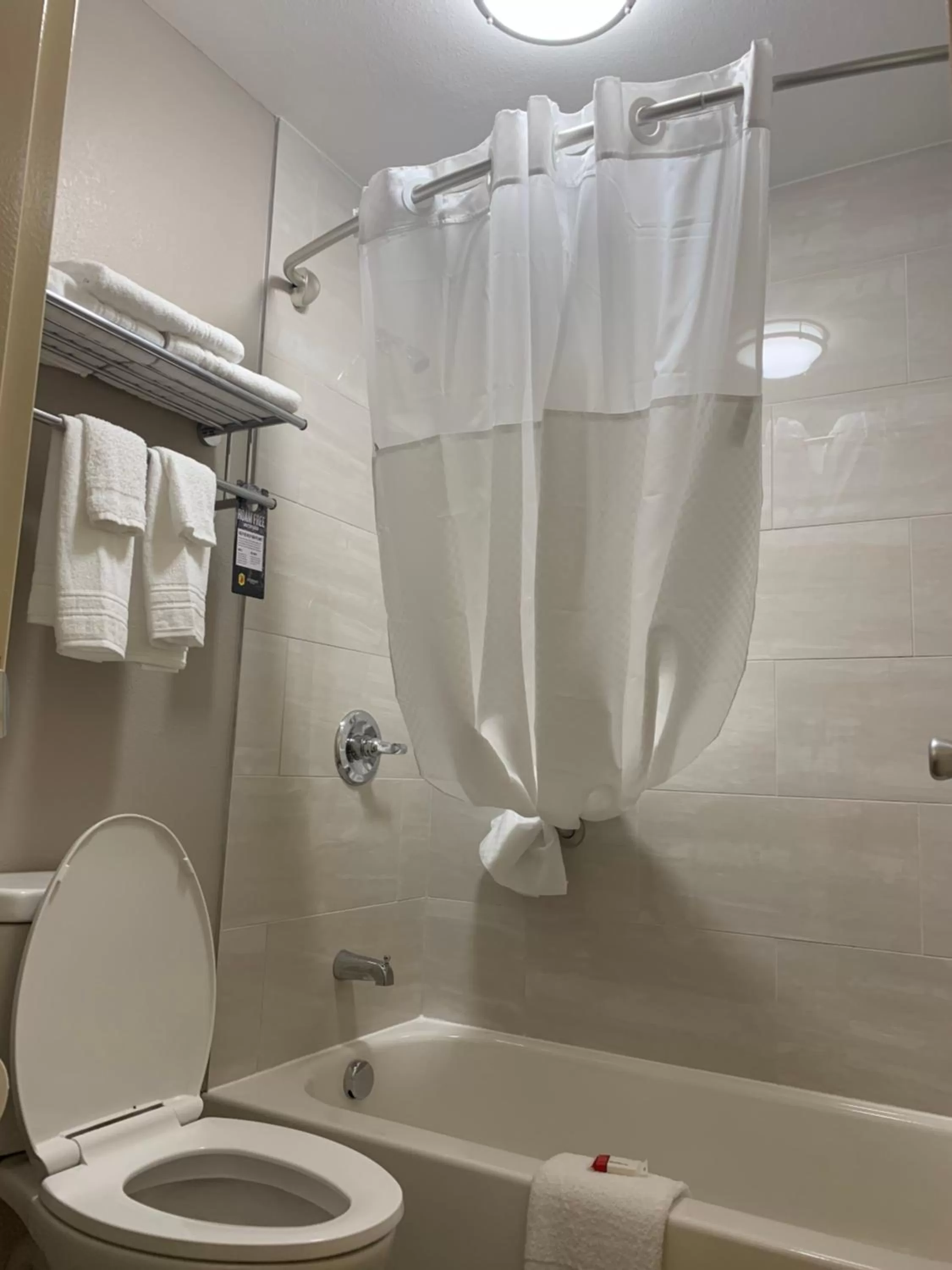 Toilet in Super 8 by Wyndham Cookeville, TN