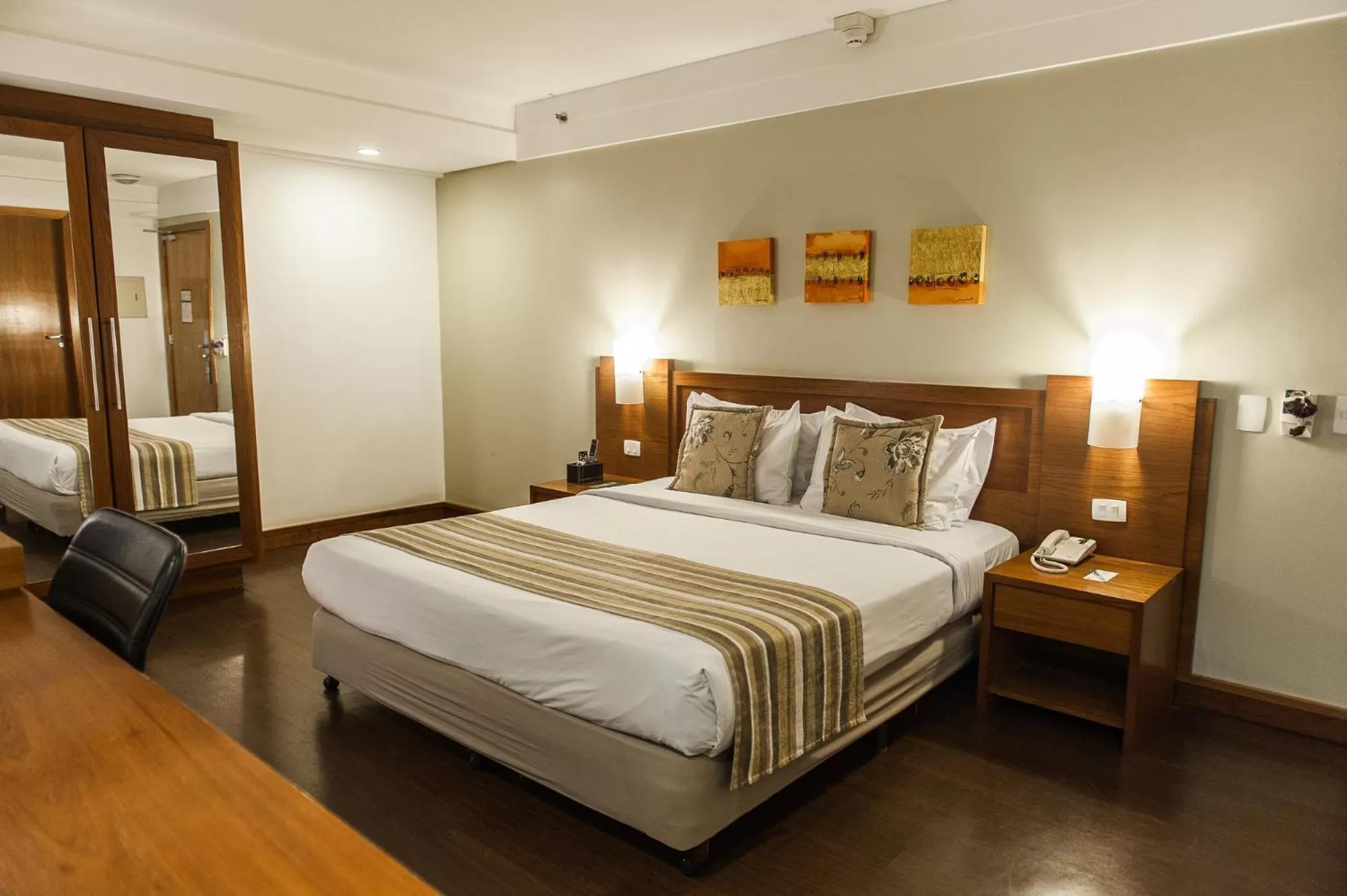 Bed in Slaviero Porto Alegre Moinhos