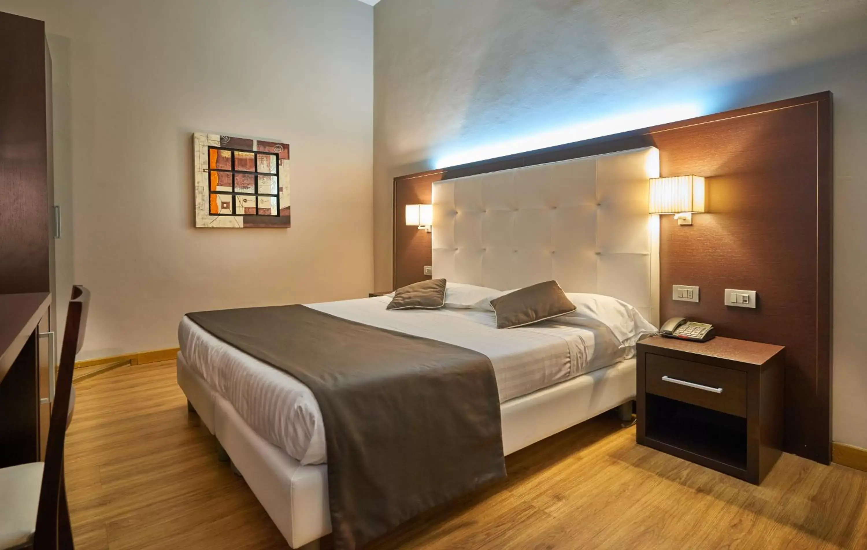 Bed in Hotel Cosimo de' Medici