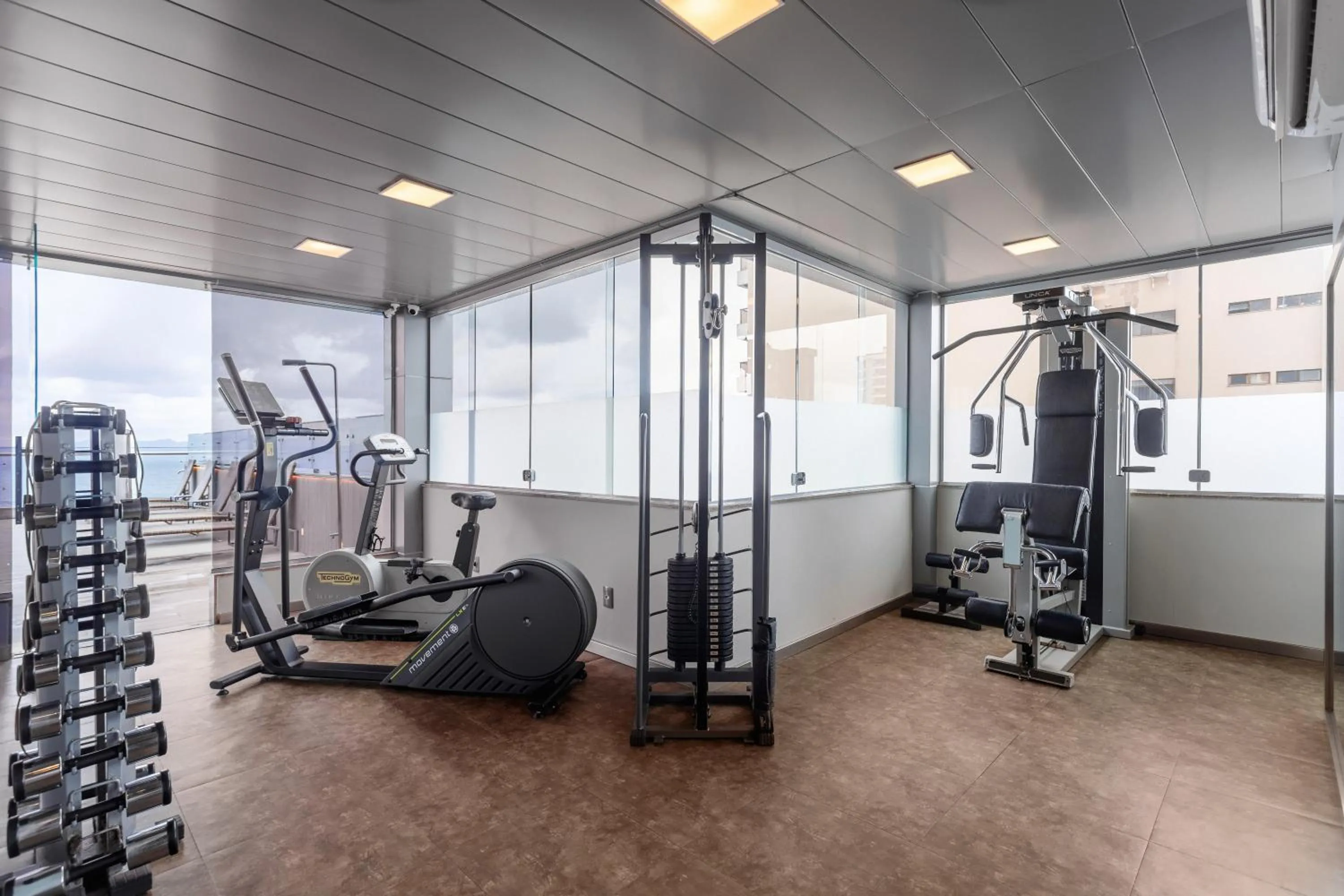 Fitness centre/facilities in Orla Copacabana Hotel