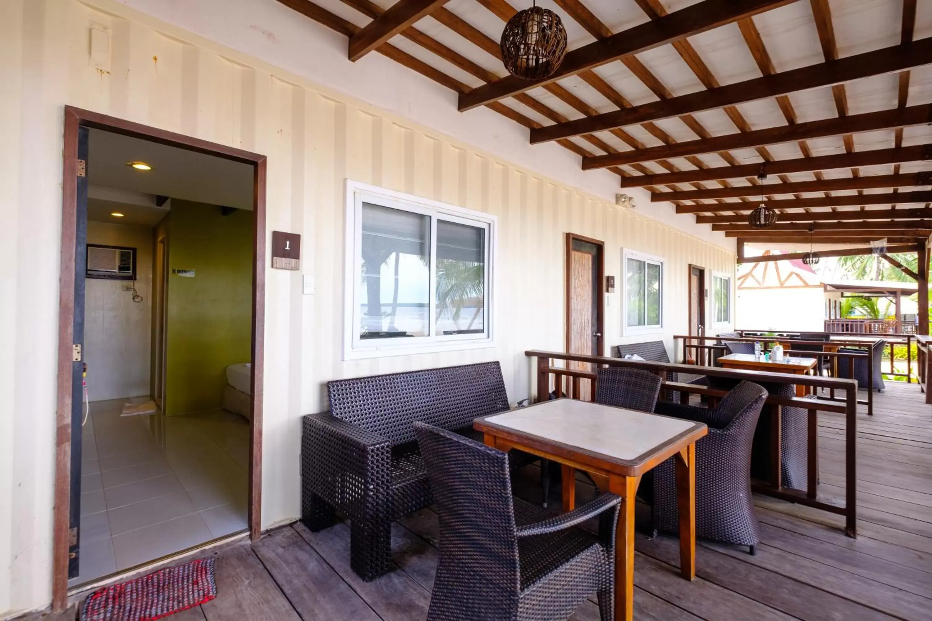 Balcony/Terrace, Restaurant/Places to Eat in Anika Island Resort