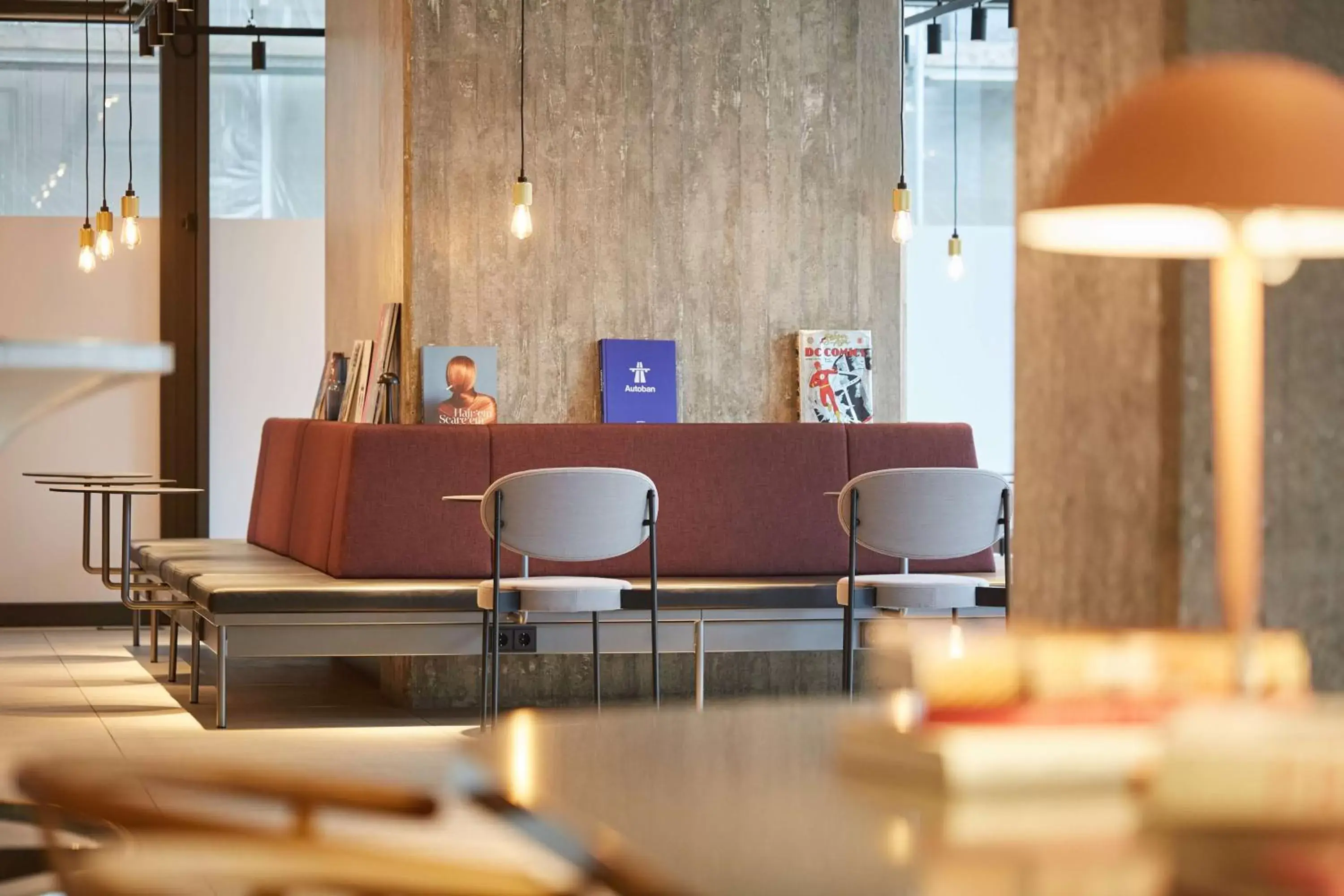 Lobby or reception in Scandic Frankfurt Museumsufer