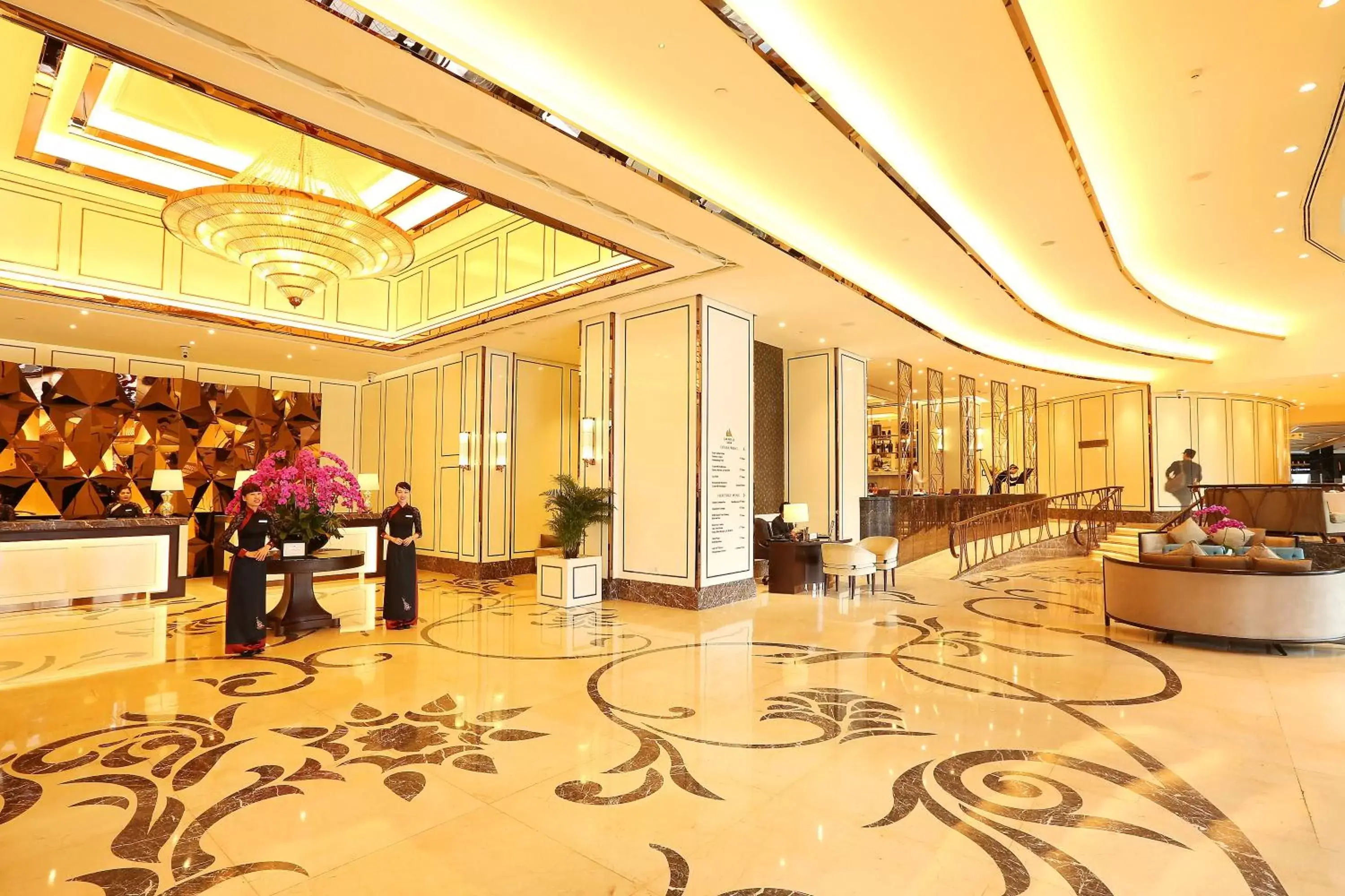 Lobby or reception in Caravelle Saigon Lobby or reception in Caravelle Saigon
