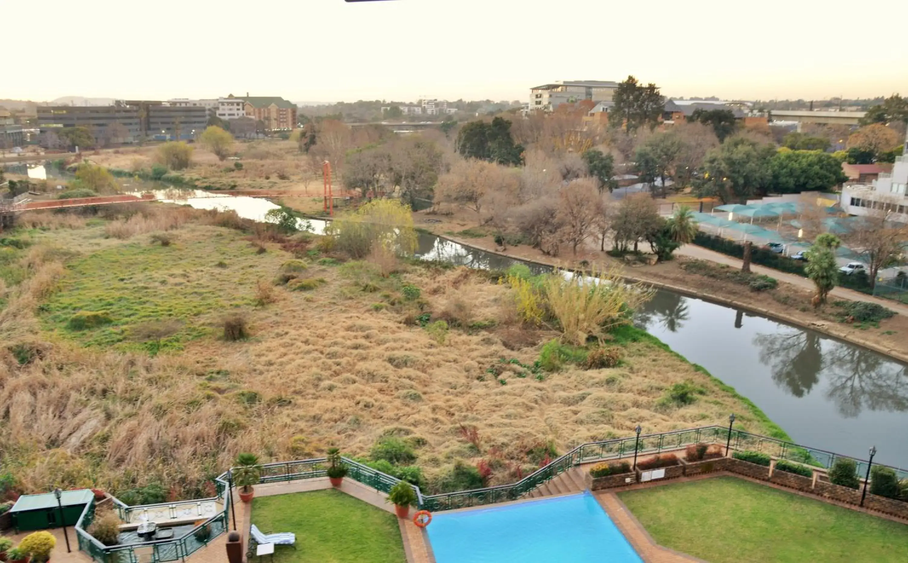 Garden view in The Centurion Hotel