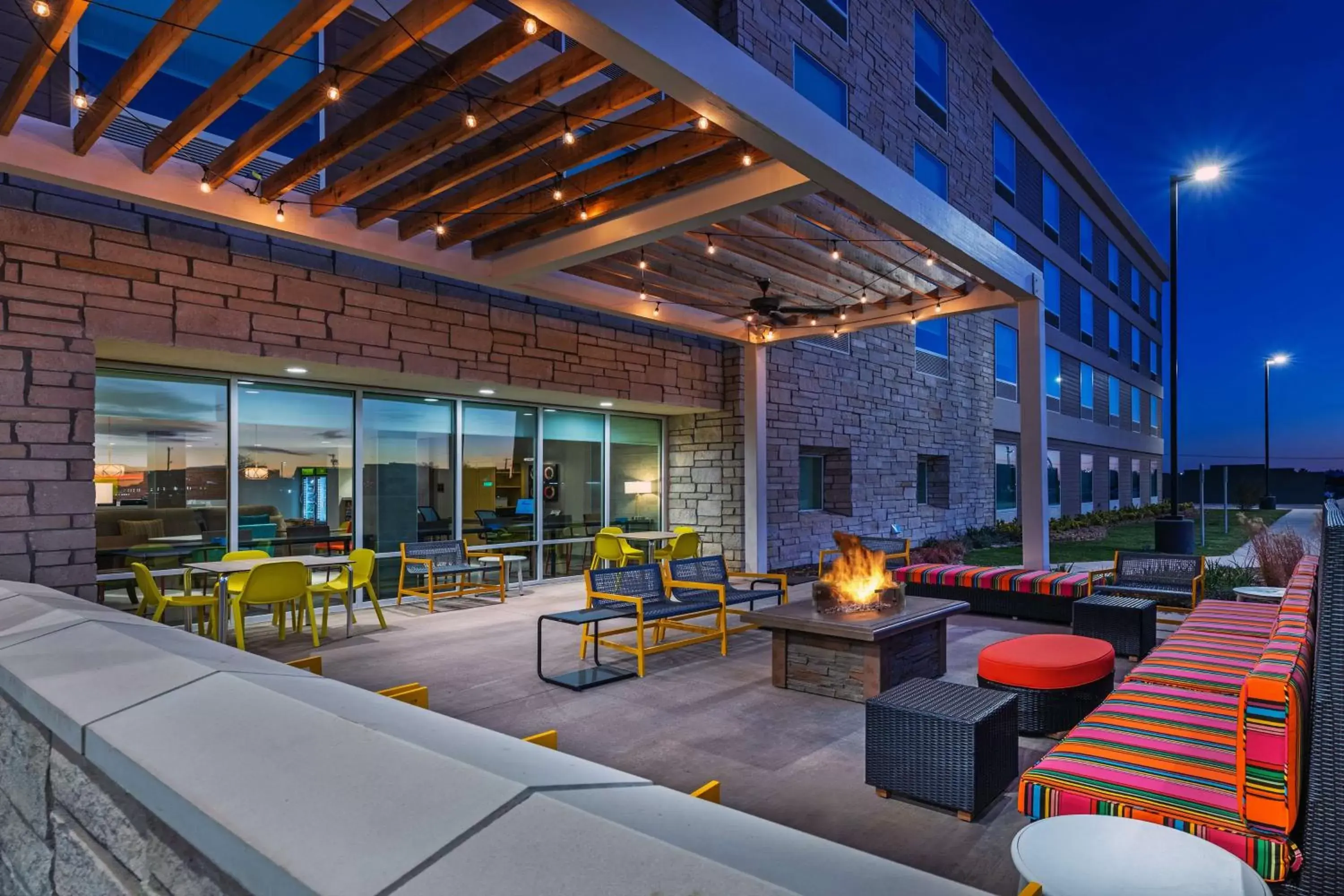 Patio, Restaurant/Places to Eat in Home2 Suites By Hilton Midland East, Tx