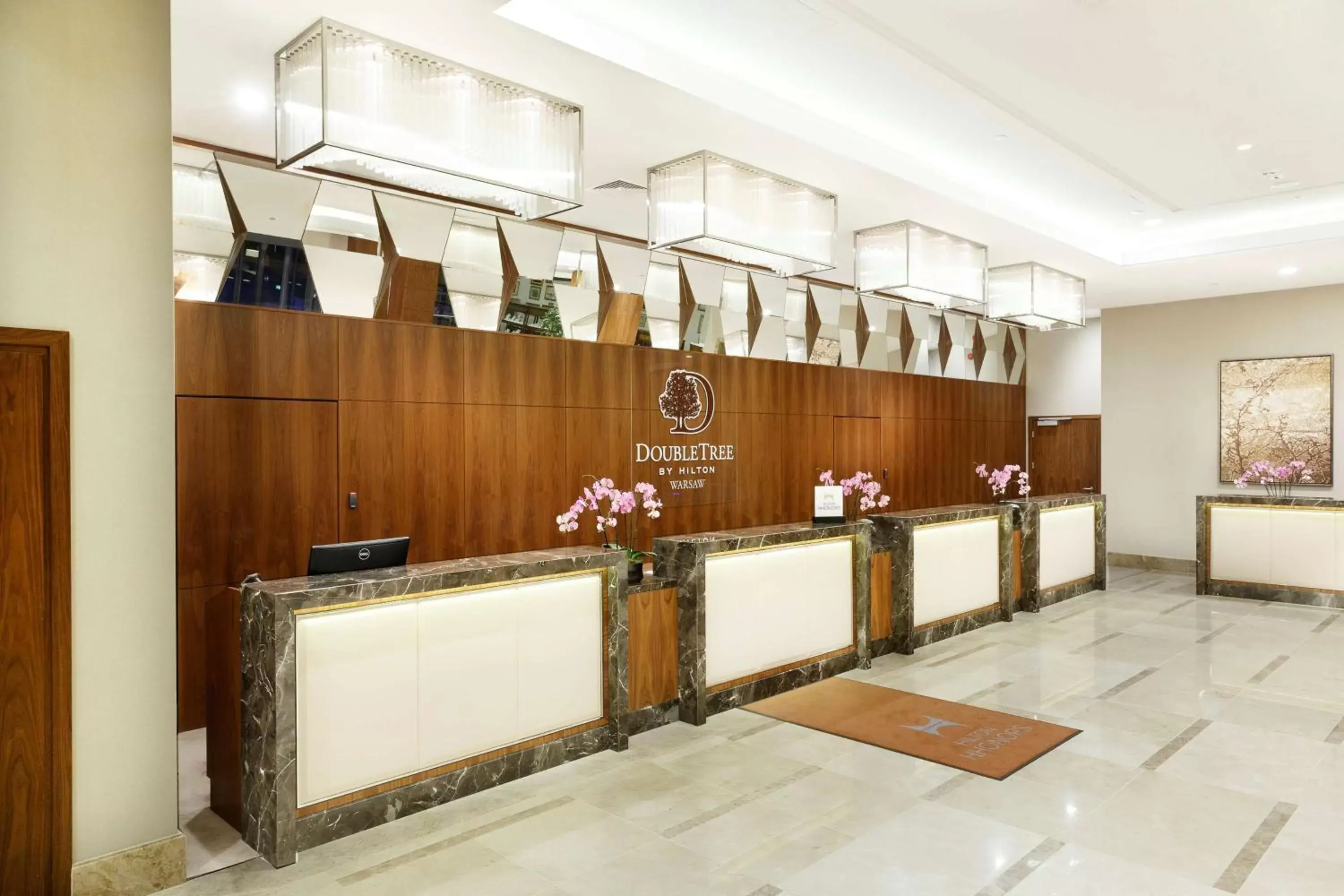 Lobby or reception, Lobby/Reception in DoubleTree by Hilton Hotel & Conference Centre Warsaw