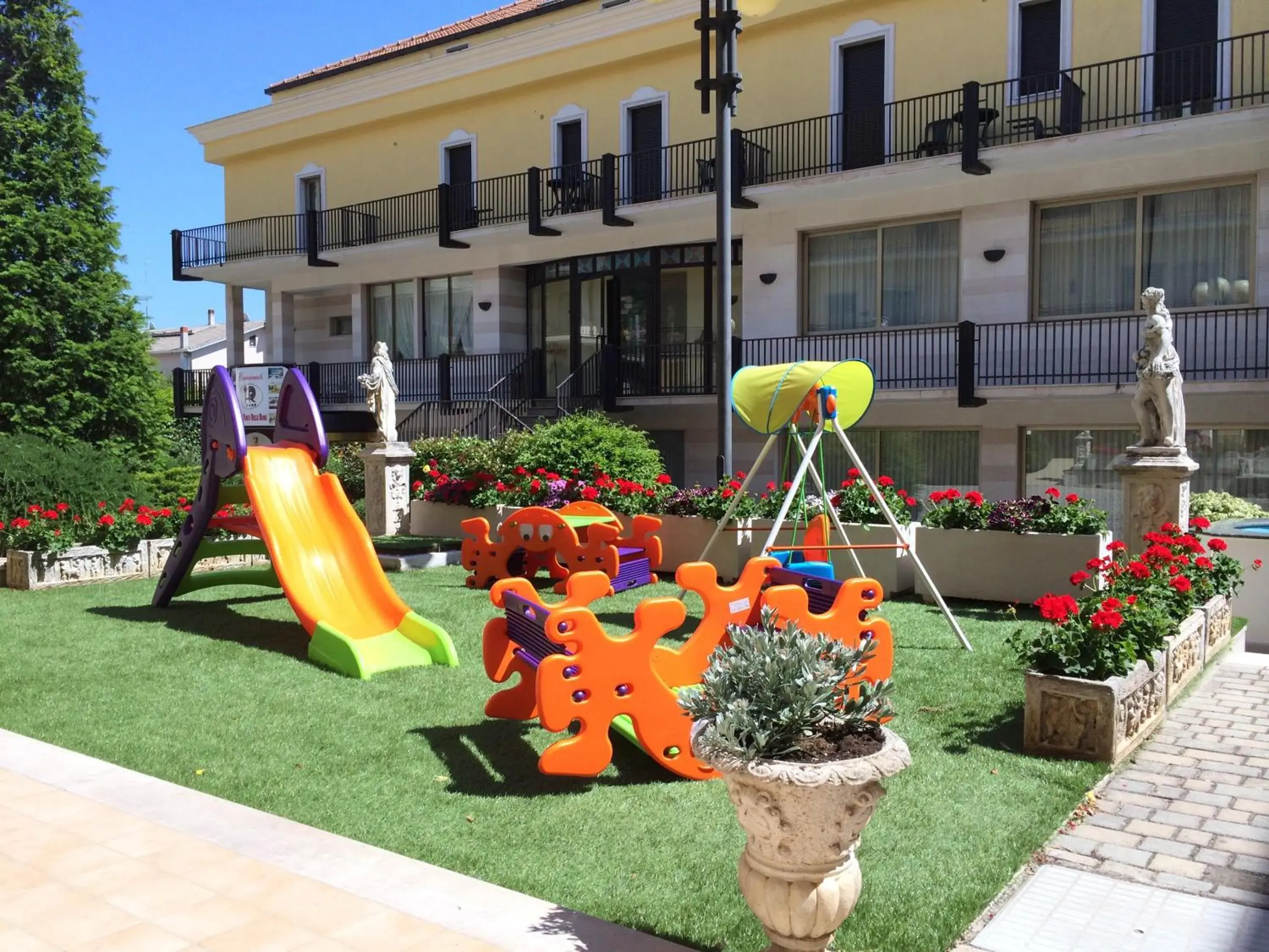 Children play ground, Children's Play Area in Hotel Parco Delle Rose