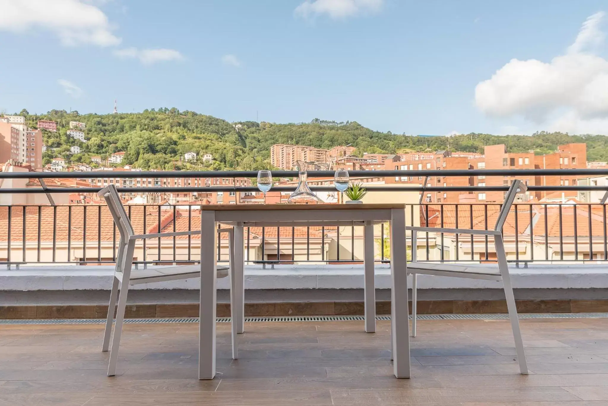 Balcony/Terrace in Bilbao City Center by abba Suites