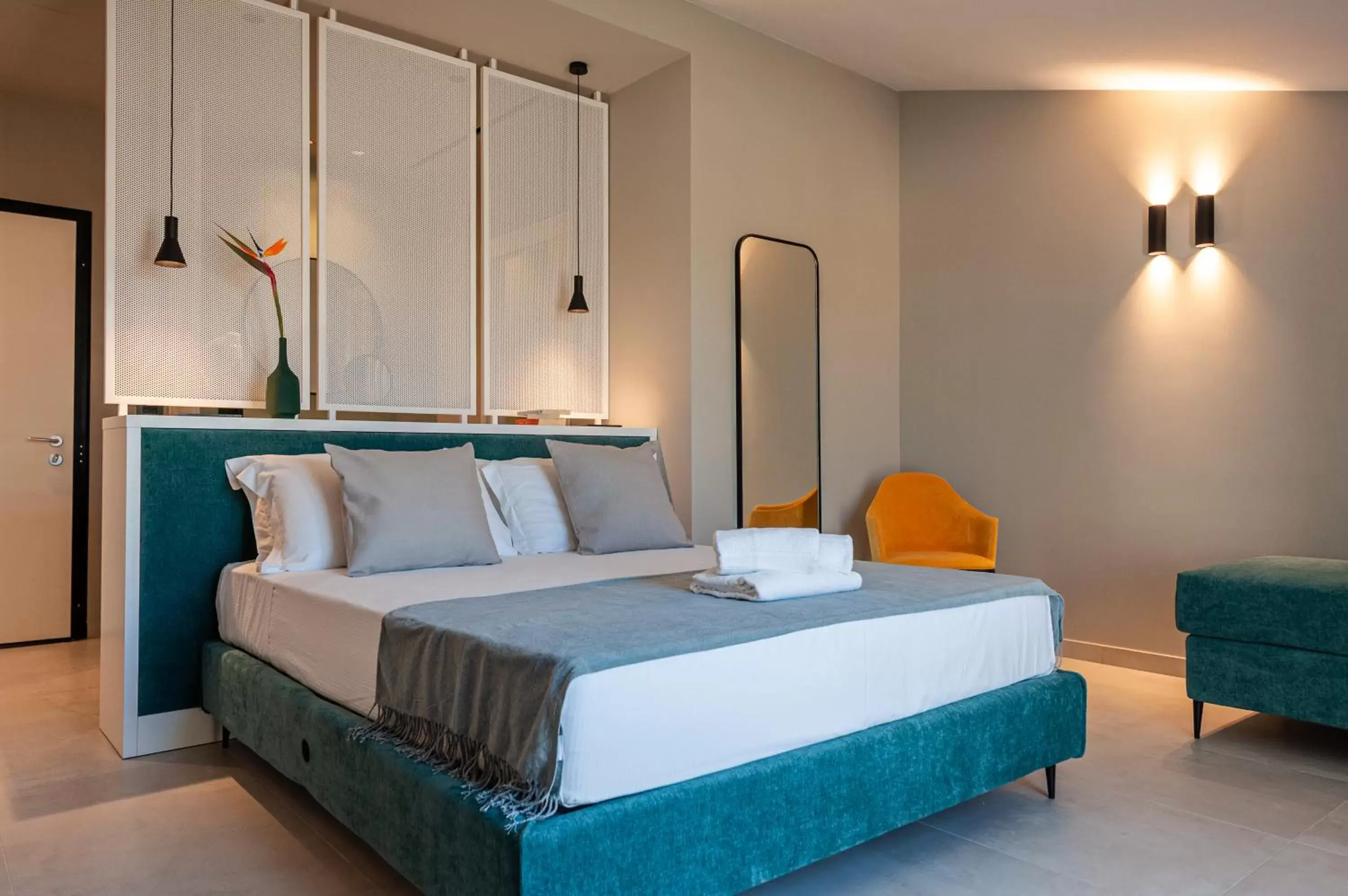 Bed in Limen Wellness Hotel & Spa