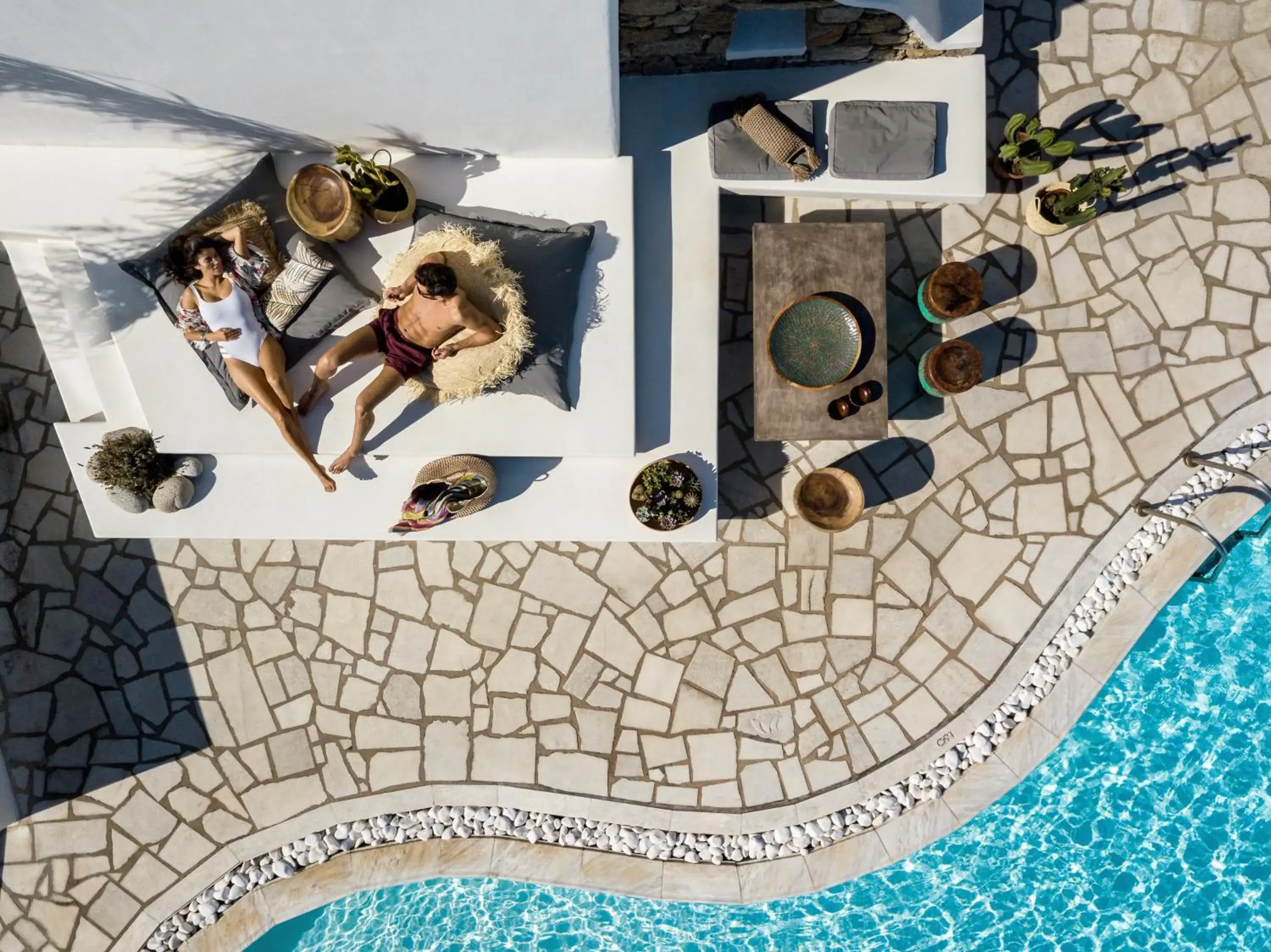 Pool view in A Hotel Mykonos