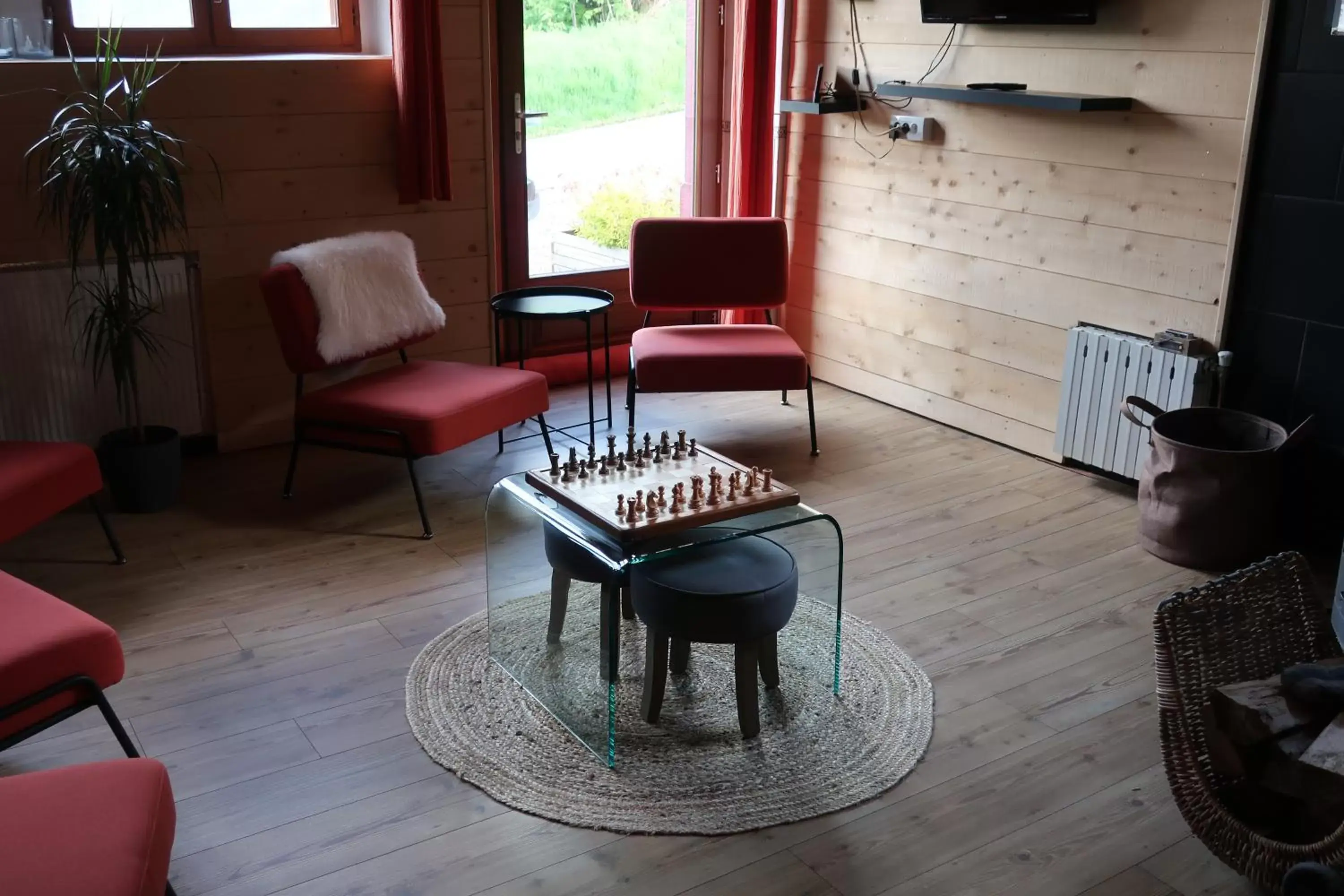 Game Room, Seating Area in Gîte et chambres d'hôtes le Chêne